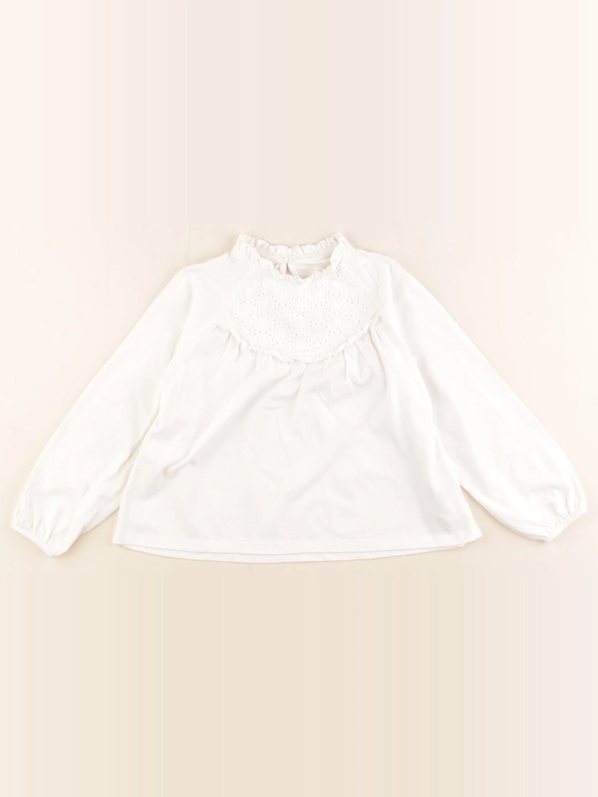 Vertbaudet - tee-shirt blanc - 6 ans