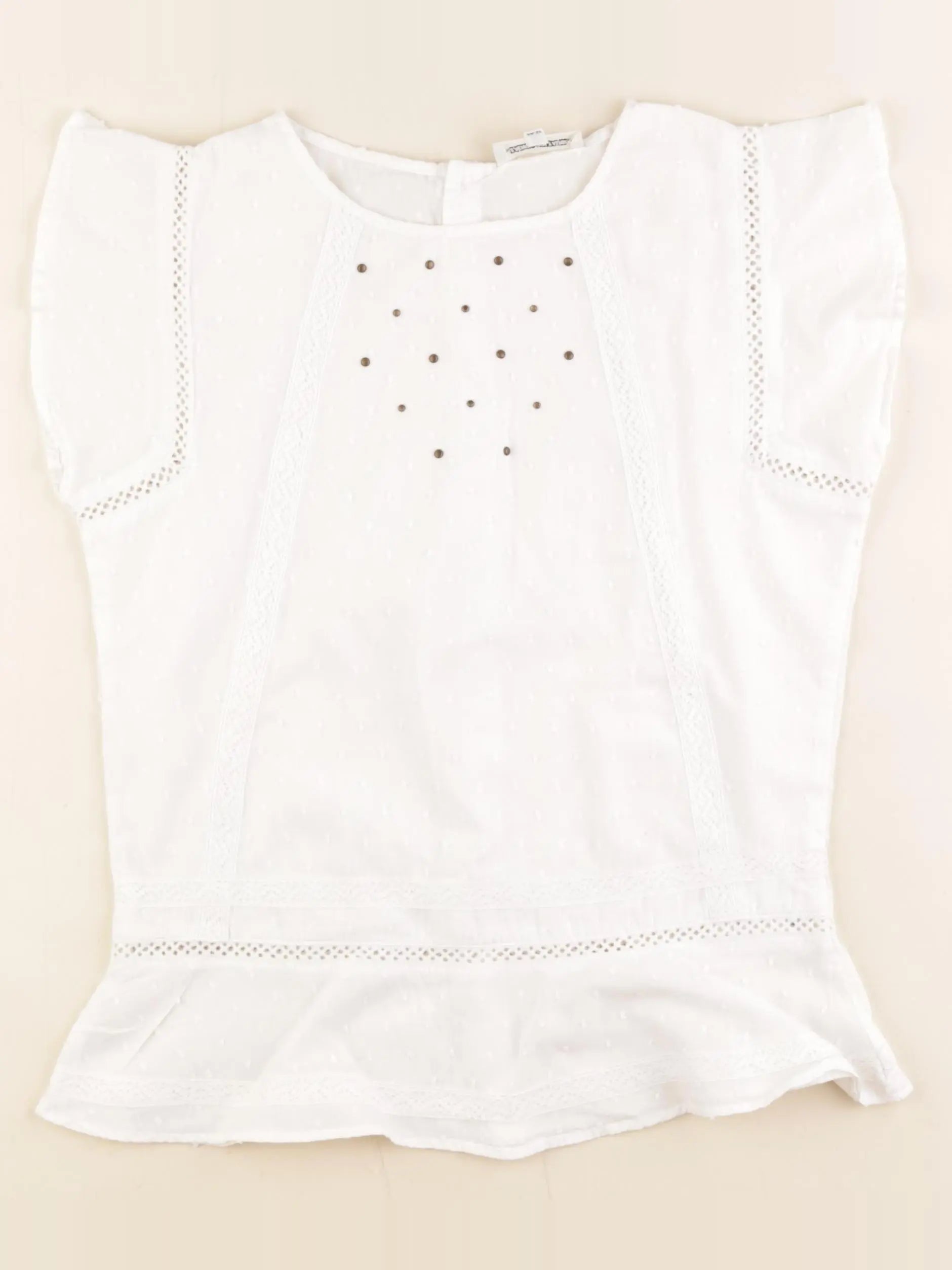 Zadig & Voltaire - blouse blanc - 12 ans