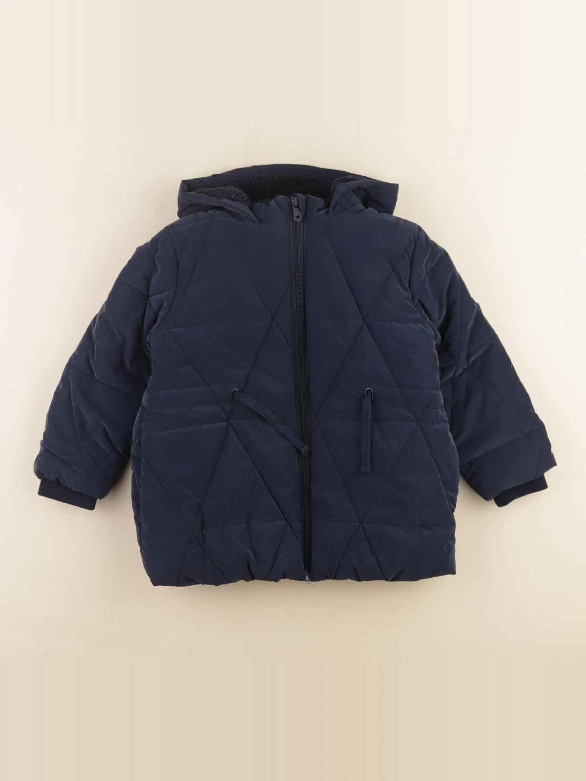 Vertbaudet - manteau bleu - 4 ans