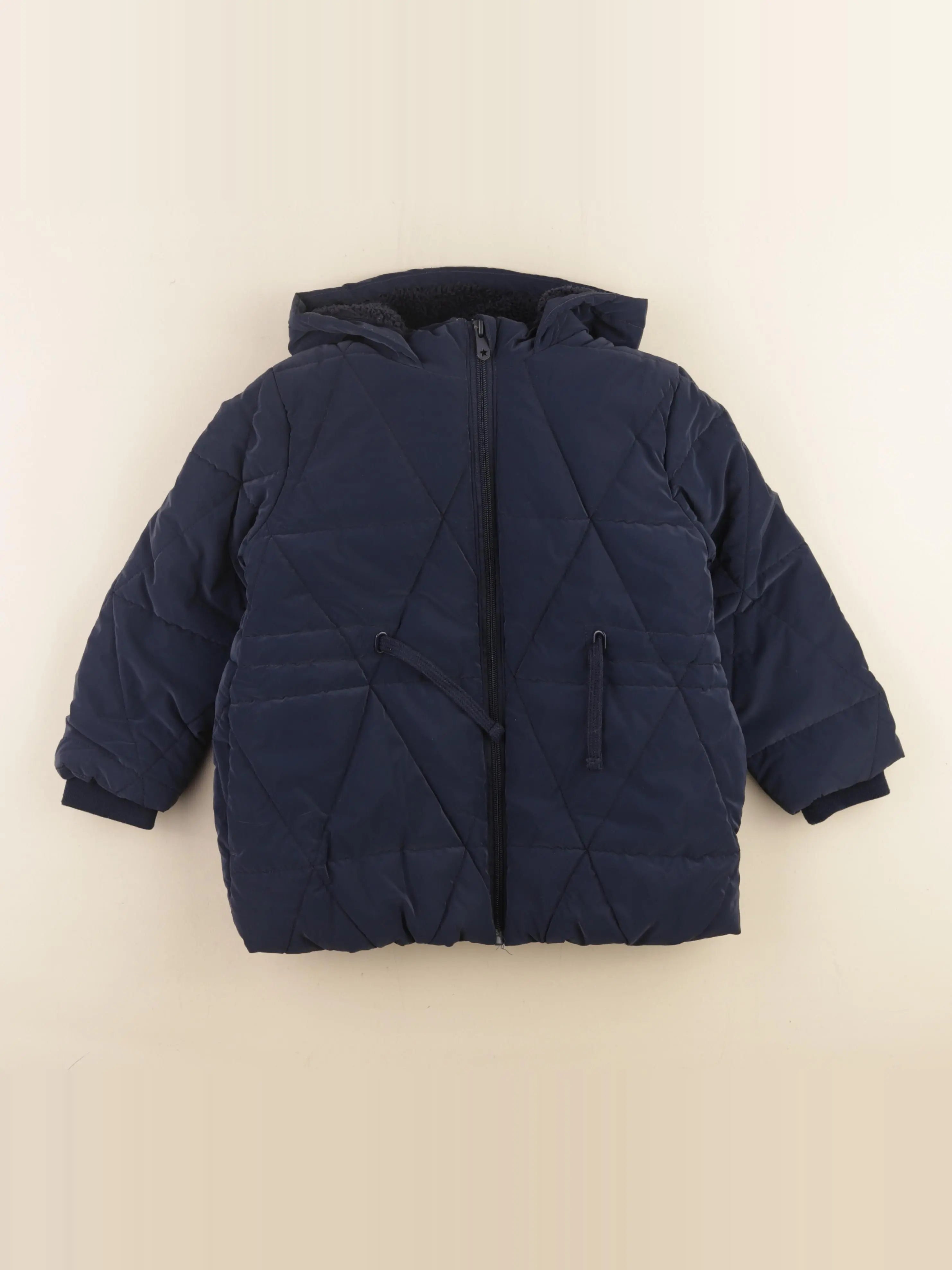Vertbaudet - manteau bleu - 4 ans