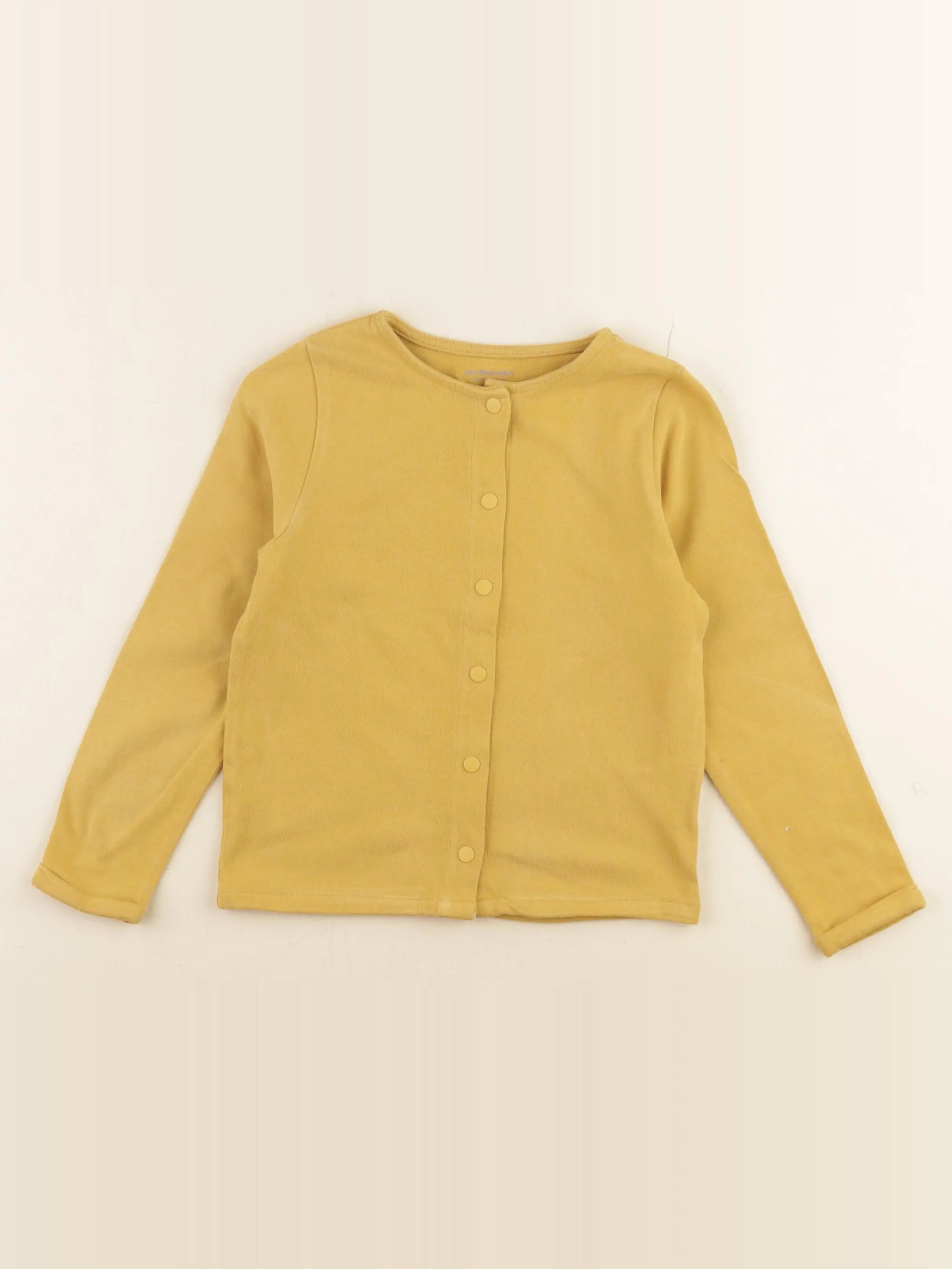 Vertbaudet - gilet jaune - 5 ans