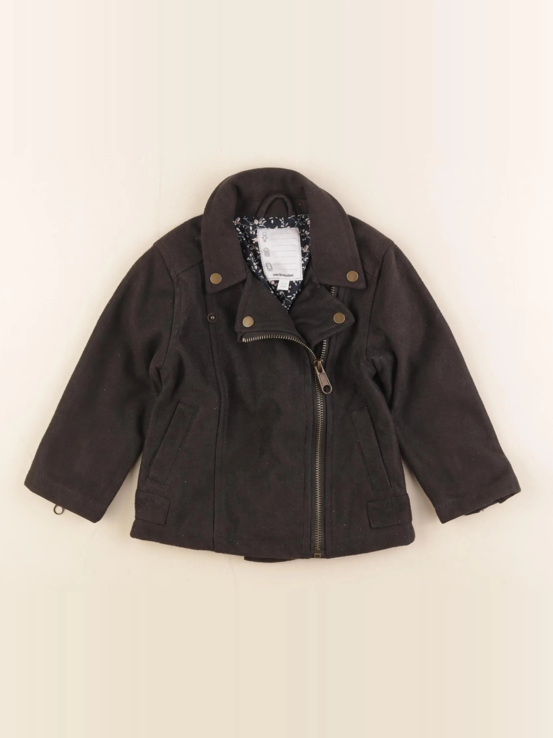 Vertbaudet - veste noir - 3 ans