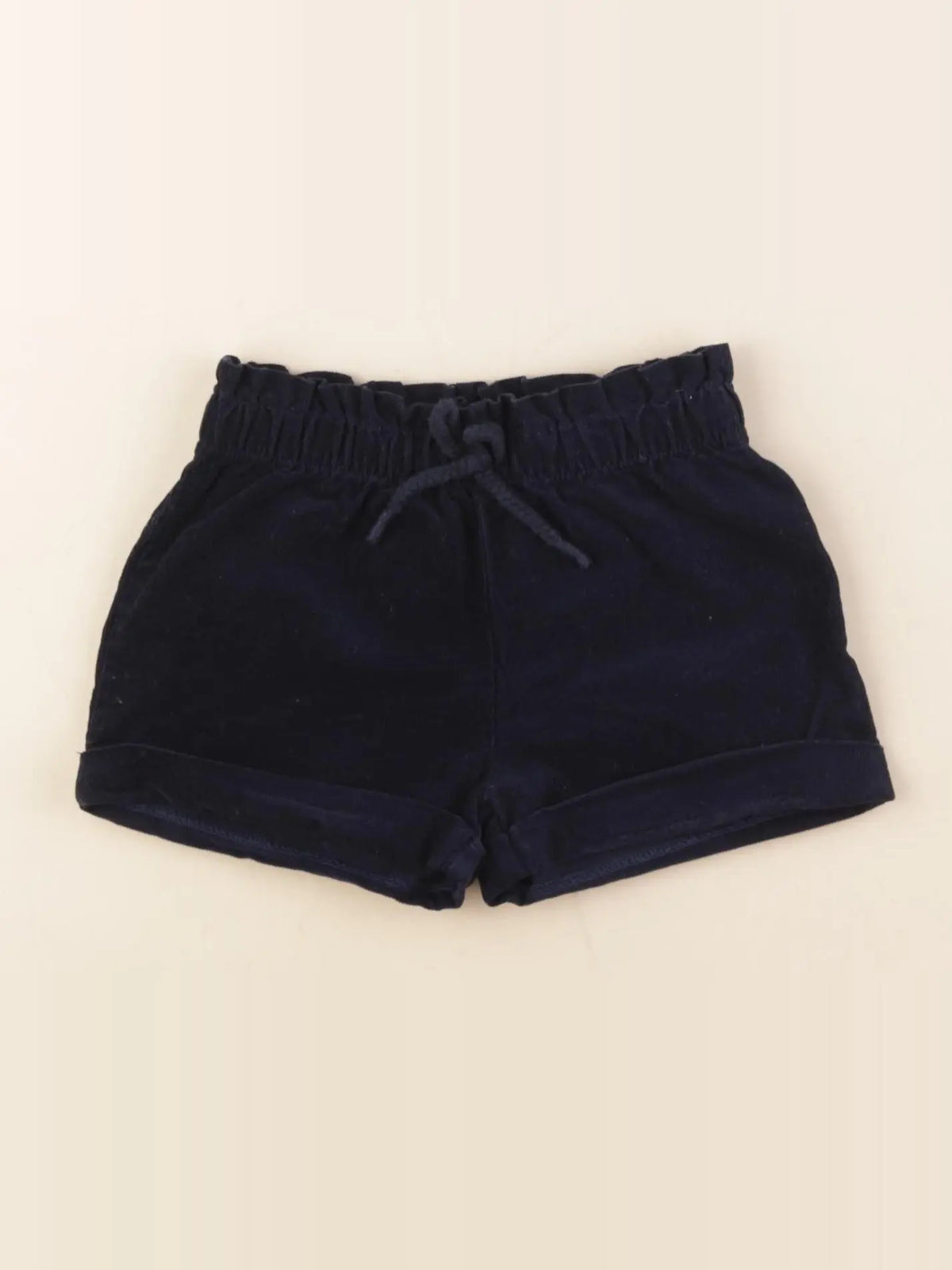 Vertbaudet - short bleu - 12/18 mois
