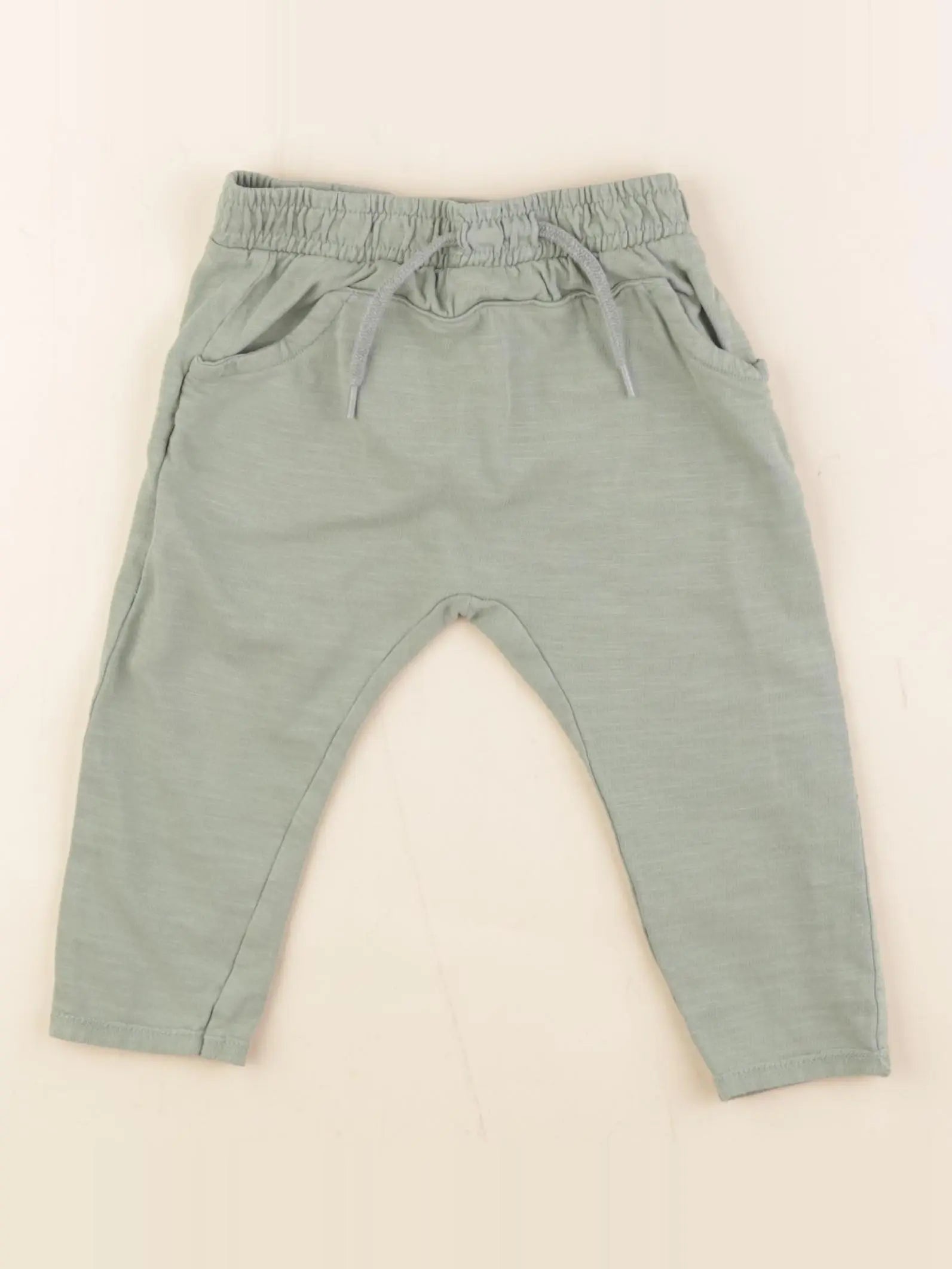 Vertbaudet - sarouel vert - 12 mois