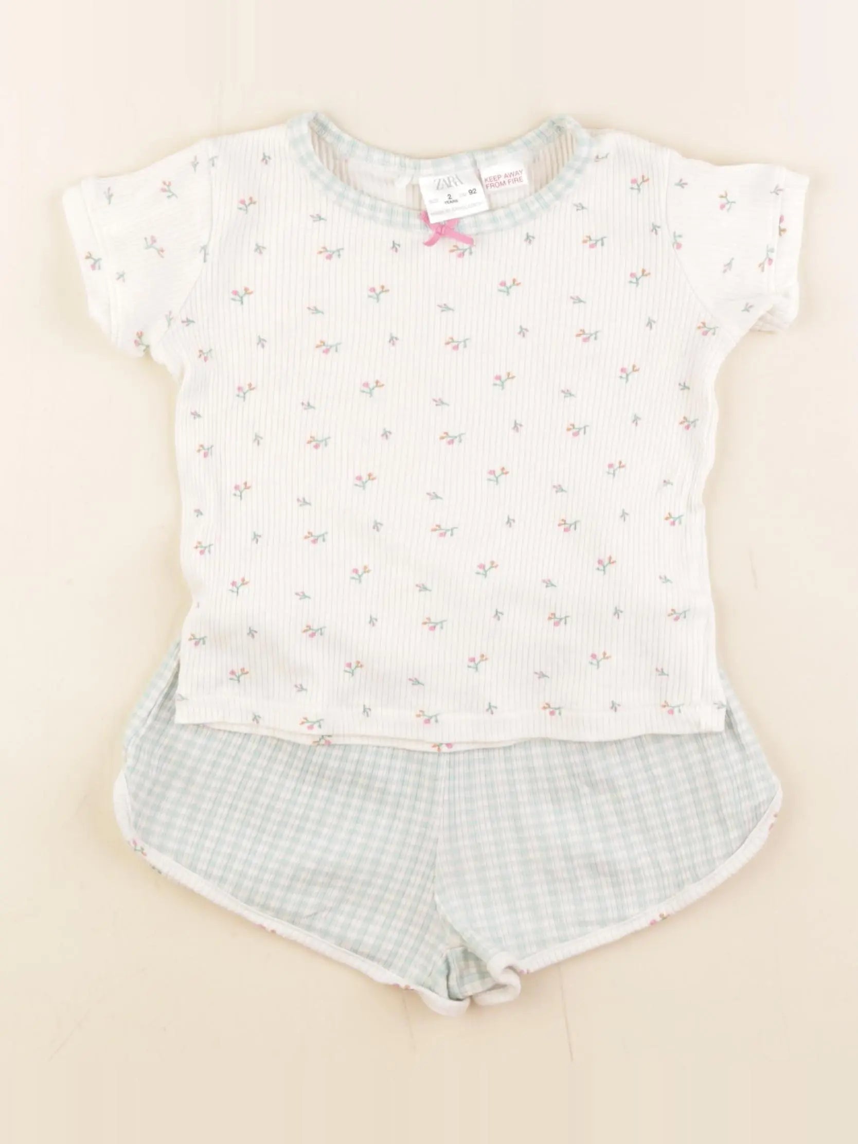 Zara - pyjama coton multicolore - 2 ans