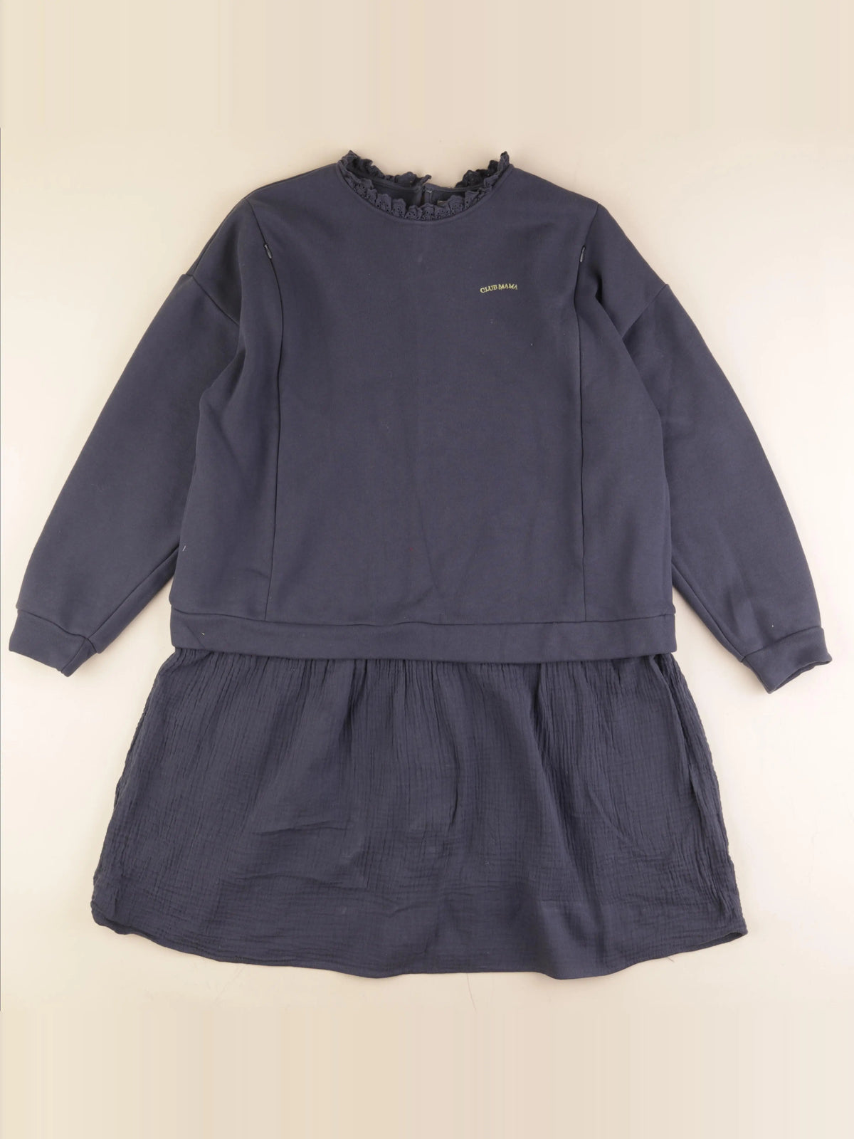 Vertbaudet - robe allaitement bleu - 42 à 44