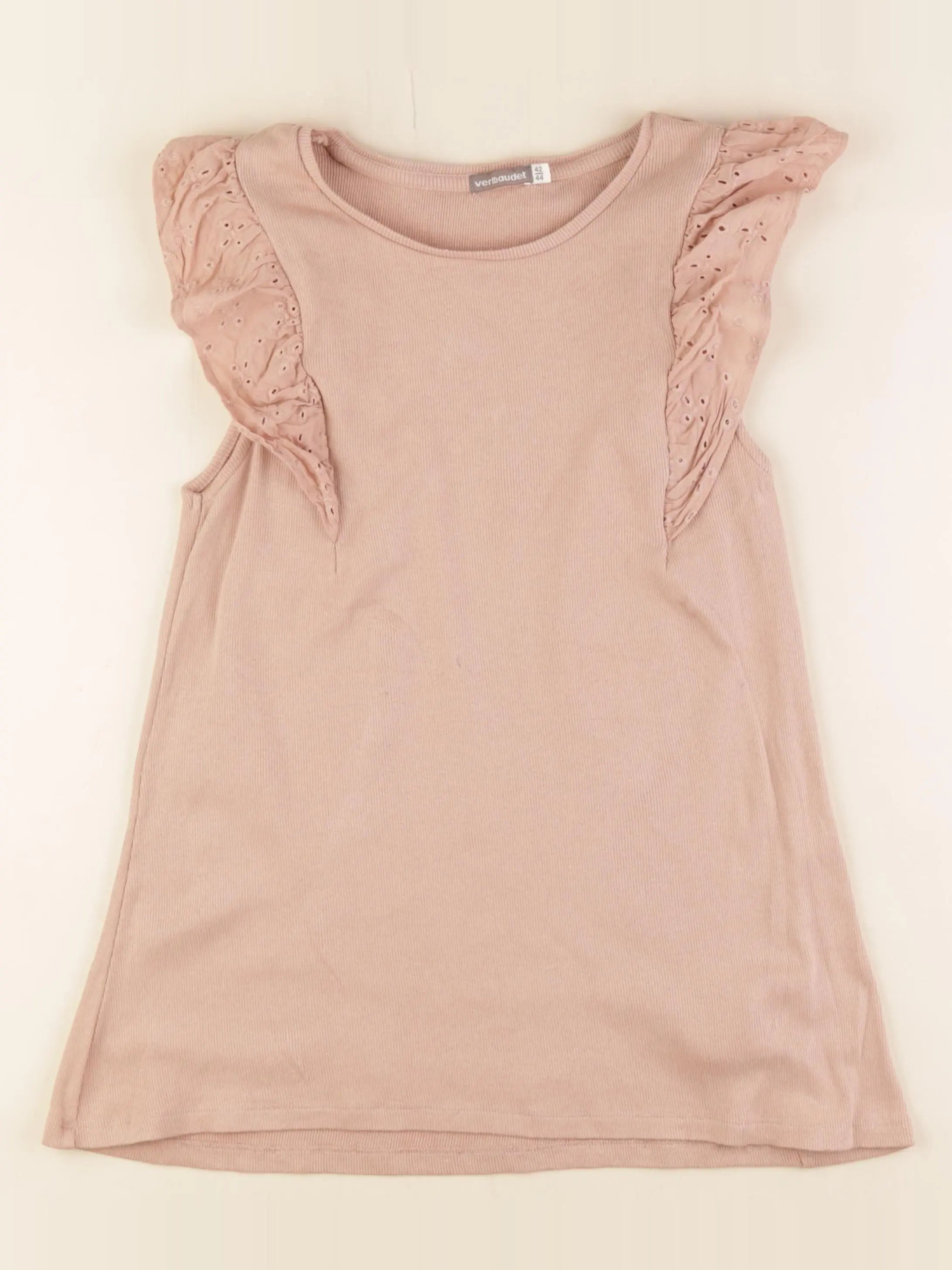 Vertbaudet - tee-shirt grossesse marron - 42 à 44