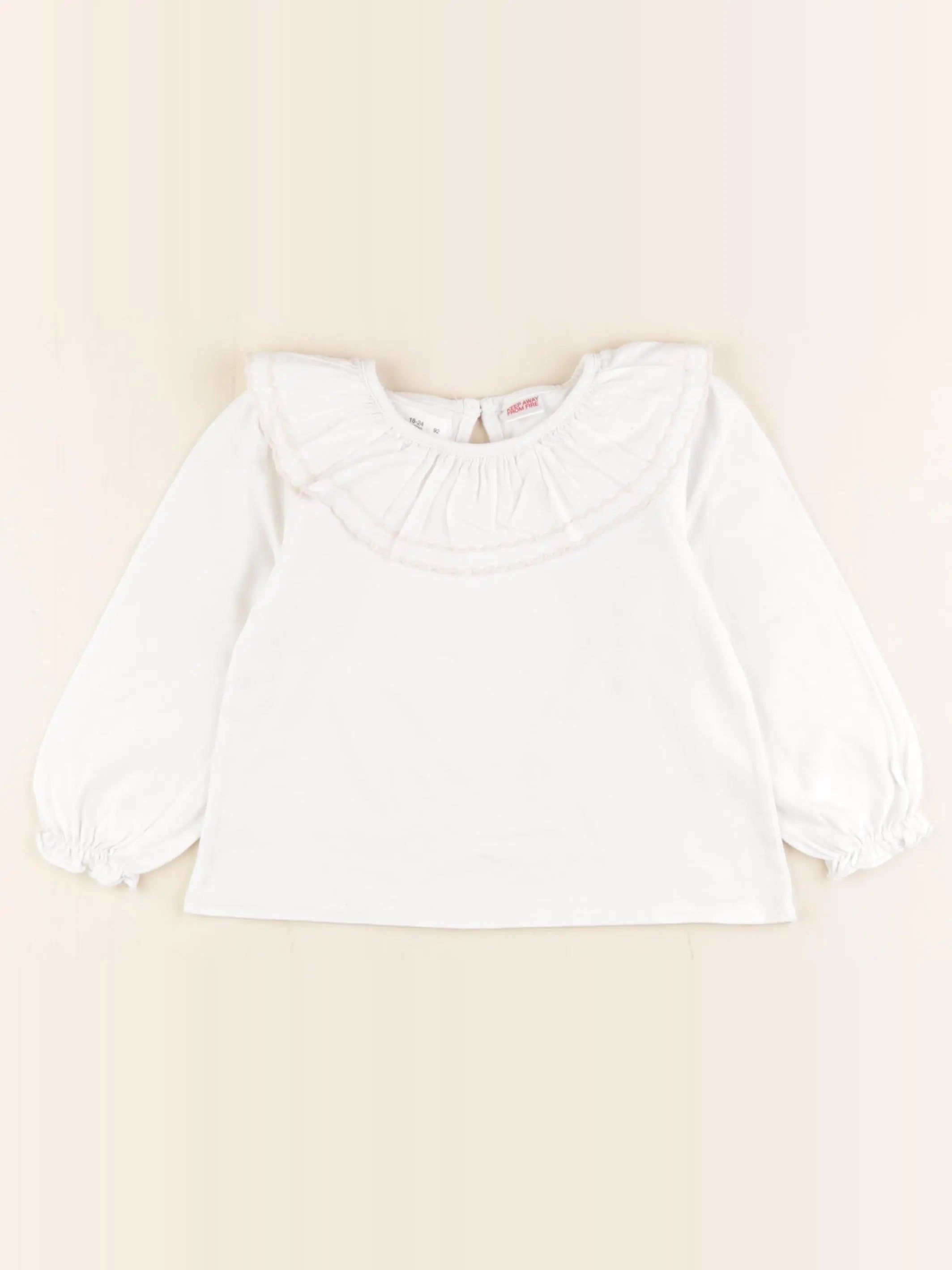 Zara - tee-shirt blanc - 18/24 mois