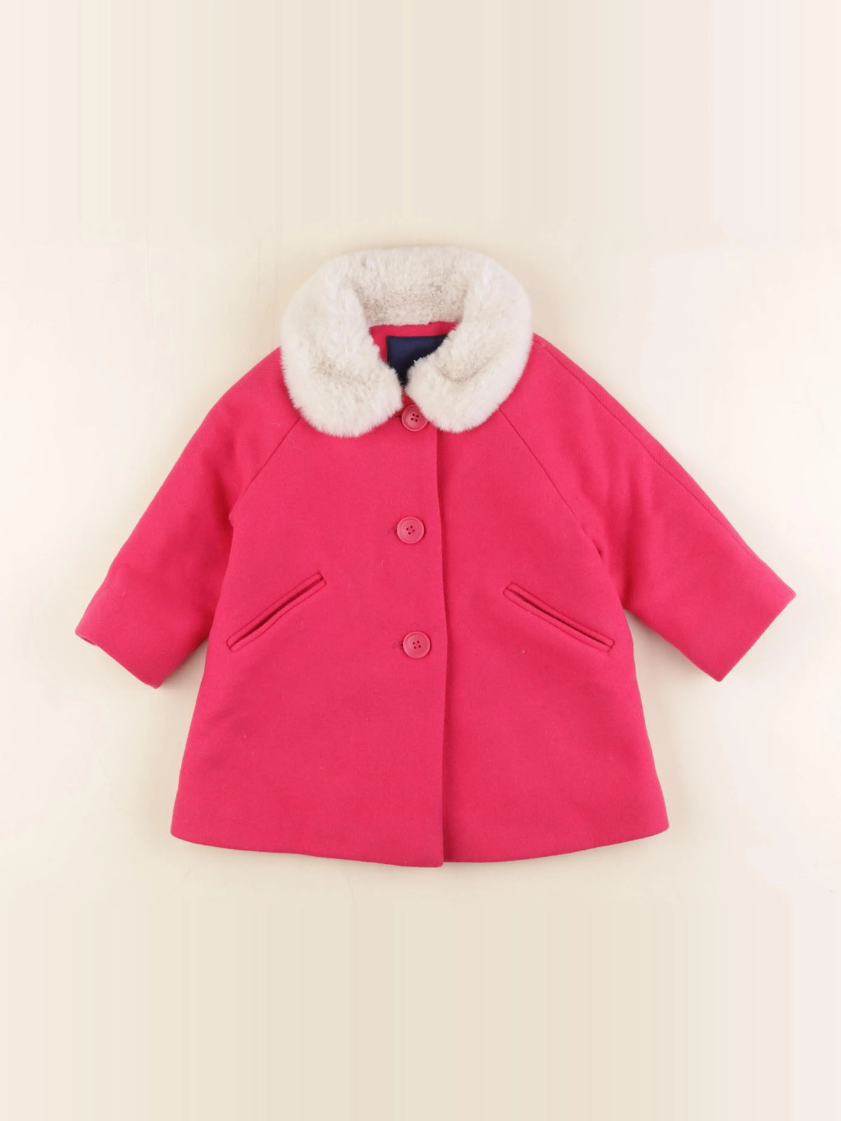 Jacadi - manteau rose - 18 mois