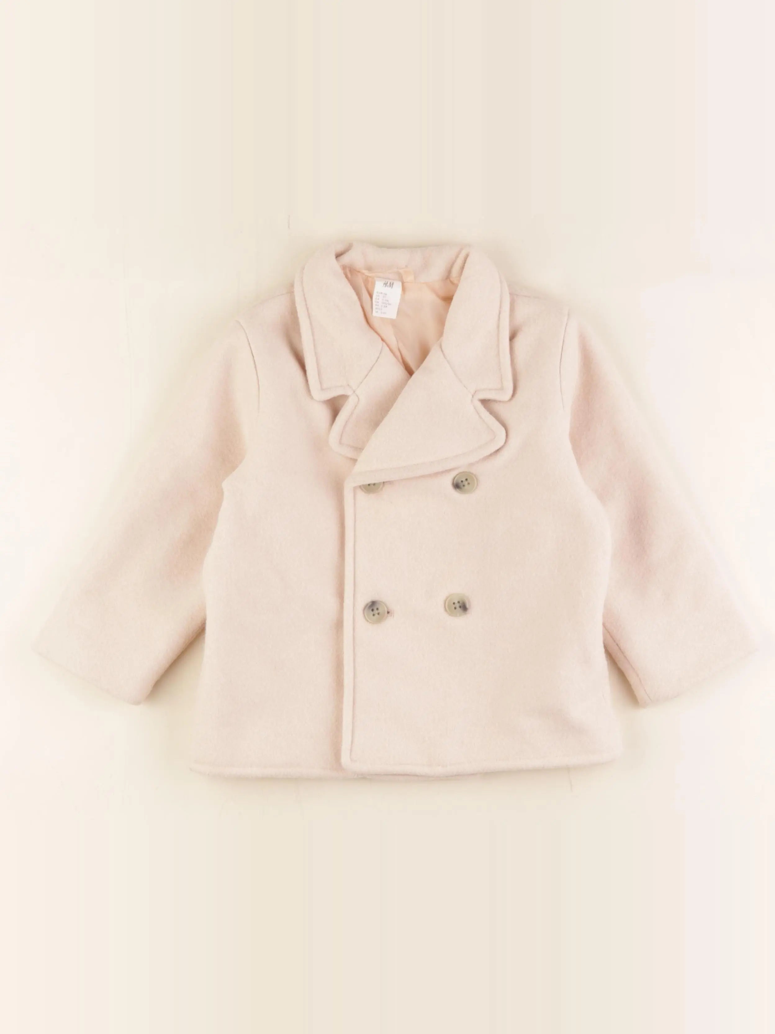 H&M - veste beige - 2/3 ans