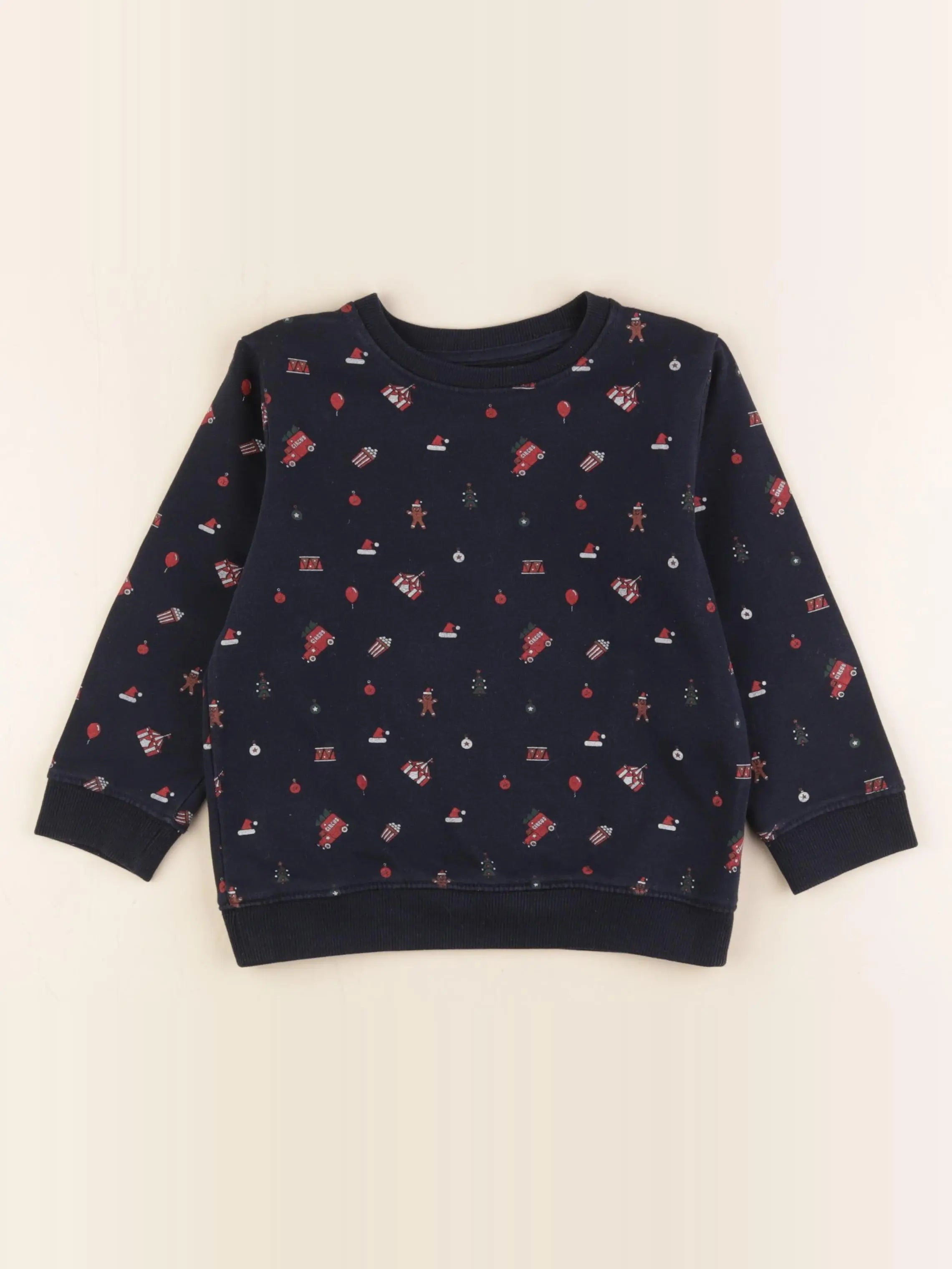 Vertbaudet - sweat bleu - 5 ans