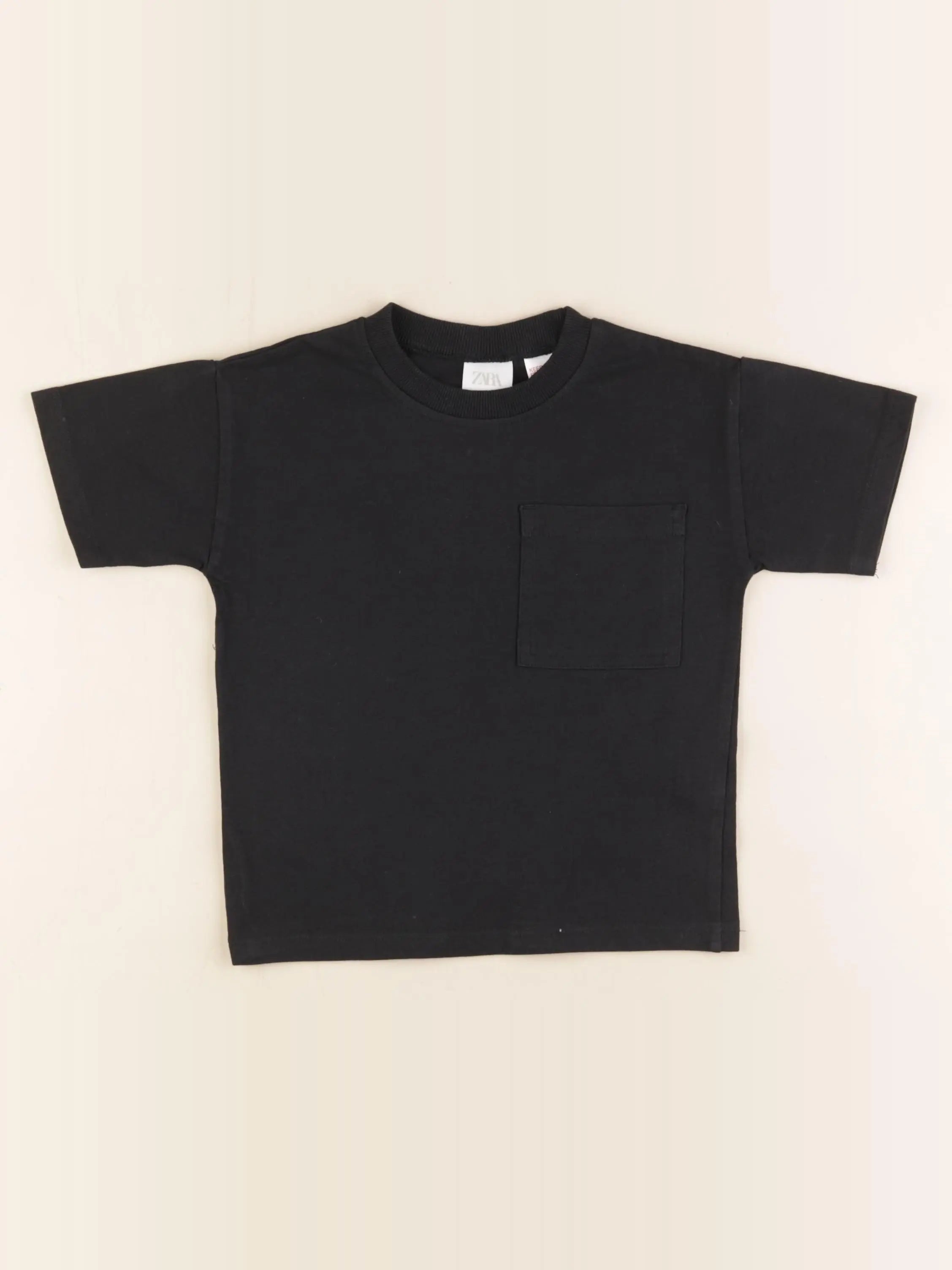 Zara - tee-shirt noir - 2/3 ans