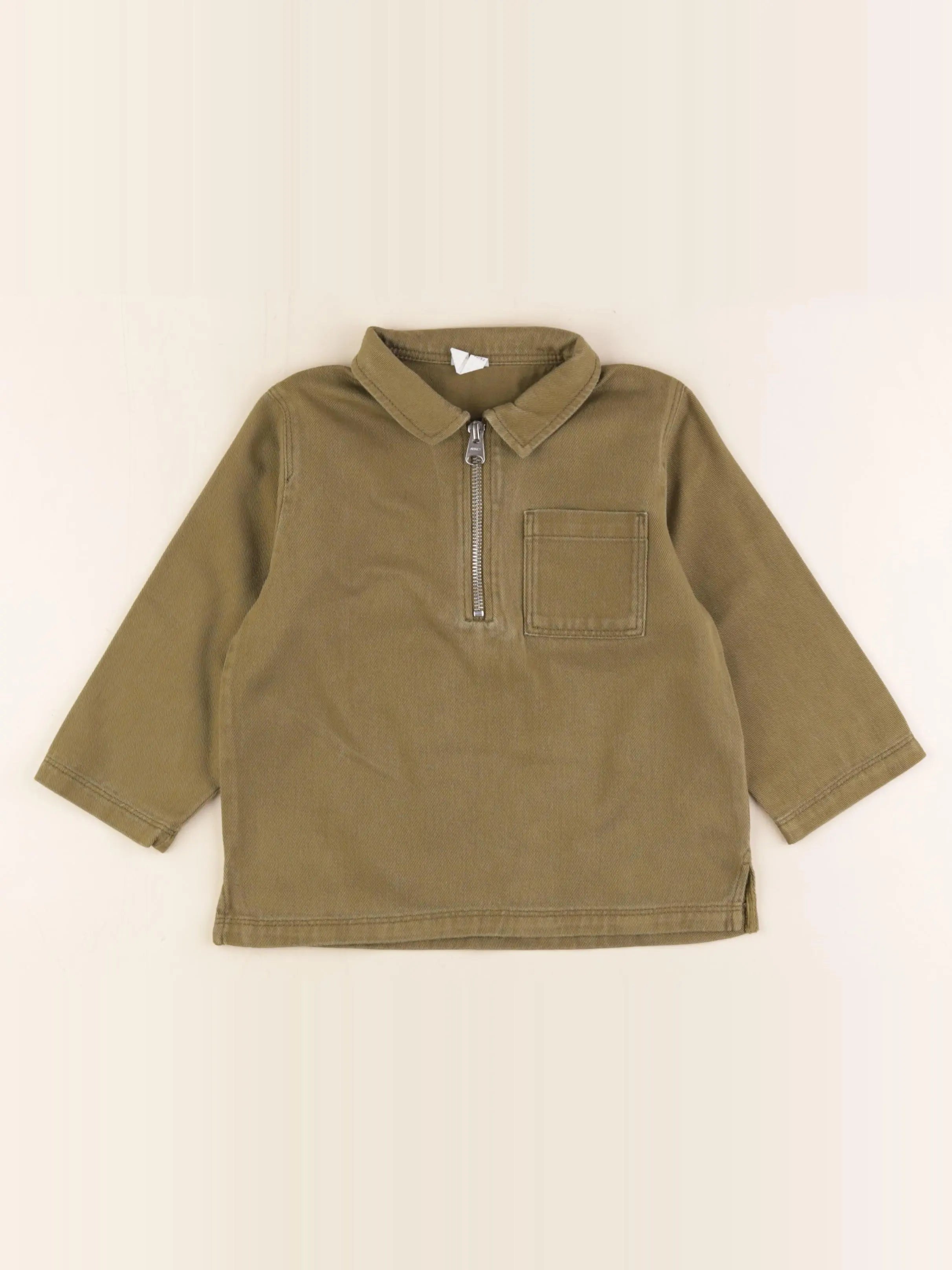 Arket - chemise vert - 1 an à 2 ans