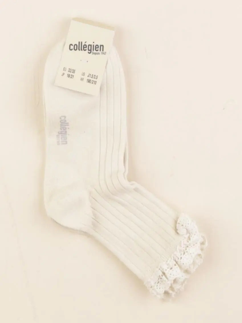 Collégien - chaussettes beige - 11/14 ans