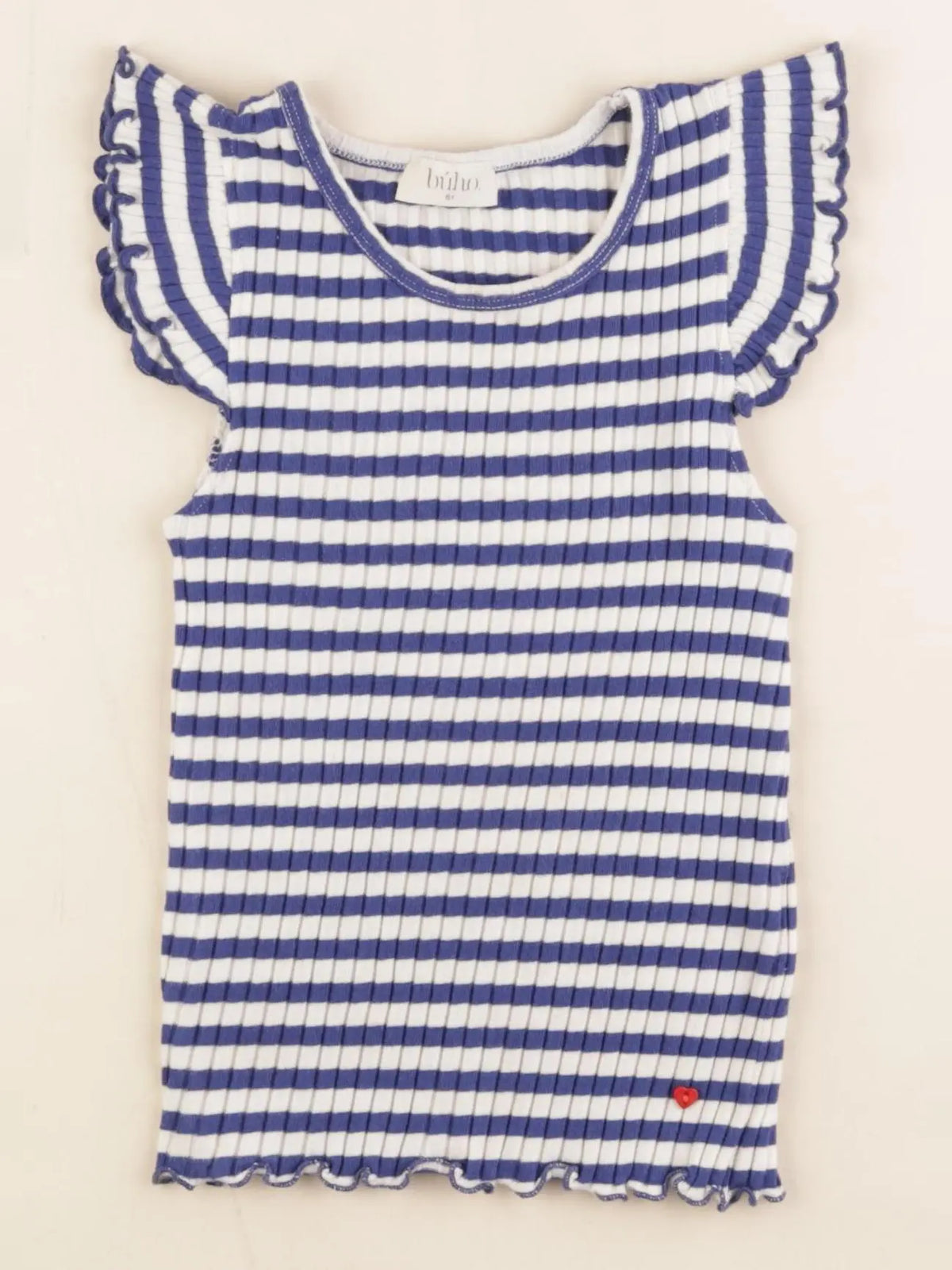 Buho - débardeur bleu, blanc - 8 ans