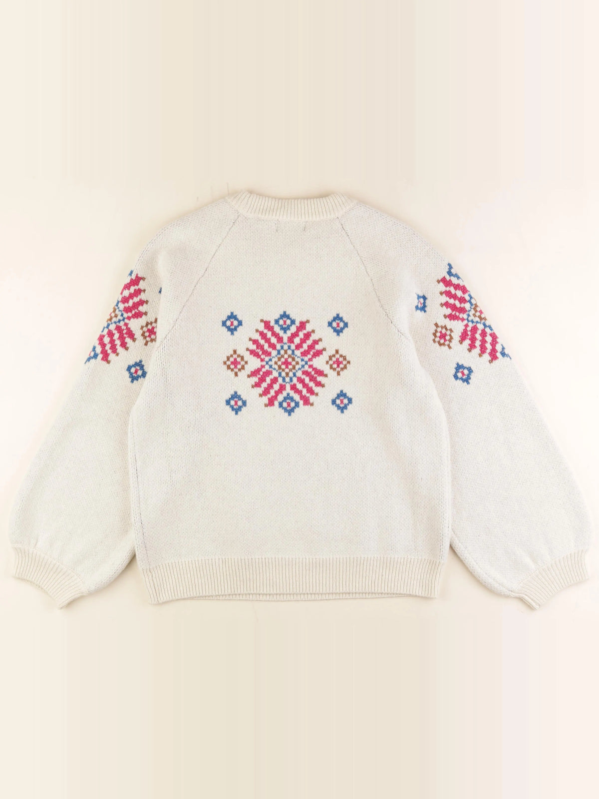 Monoprix - pull beige - 14 ans