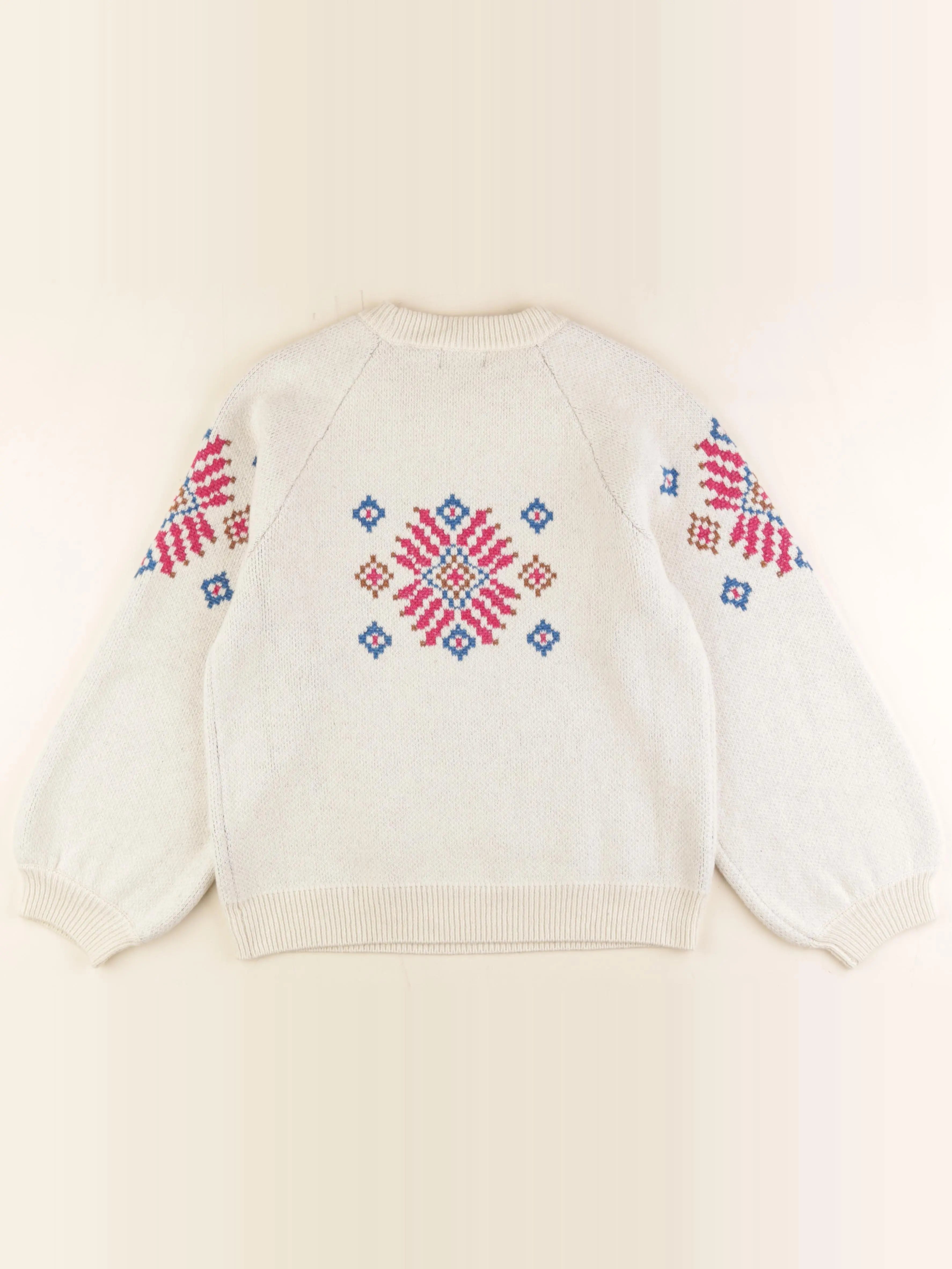 Monoprix - pull beige - 14 ans