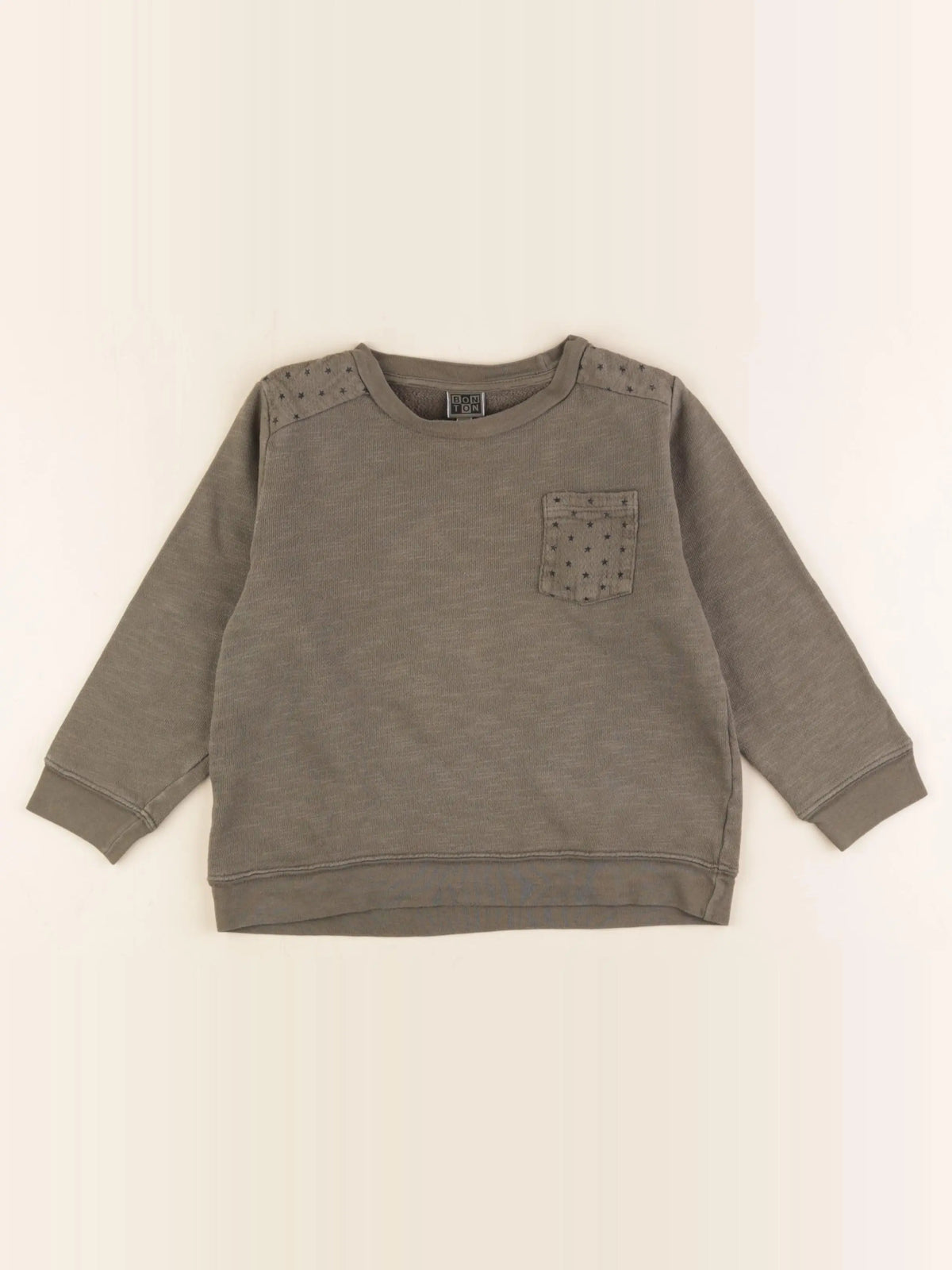 Bonton - sweat vert - 3 ans