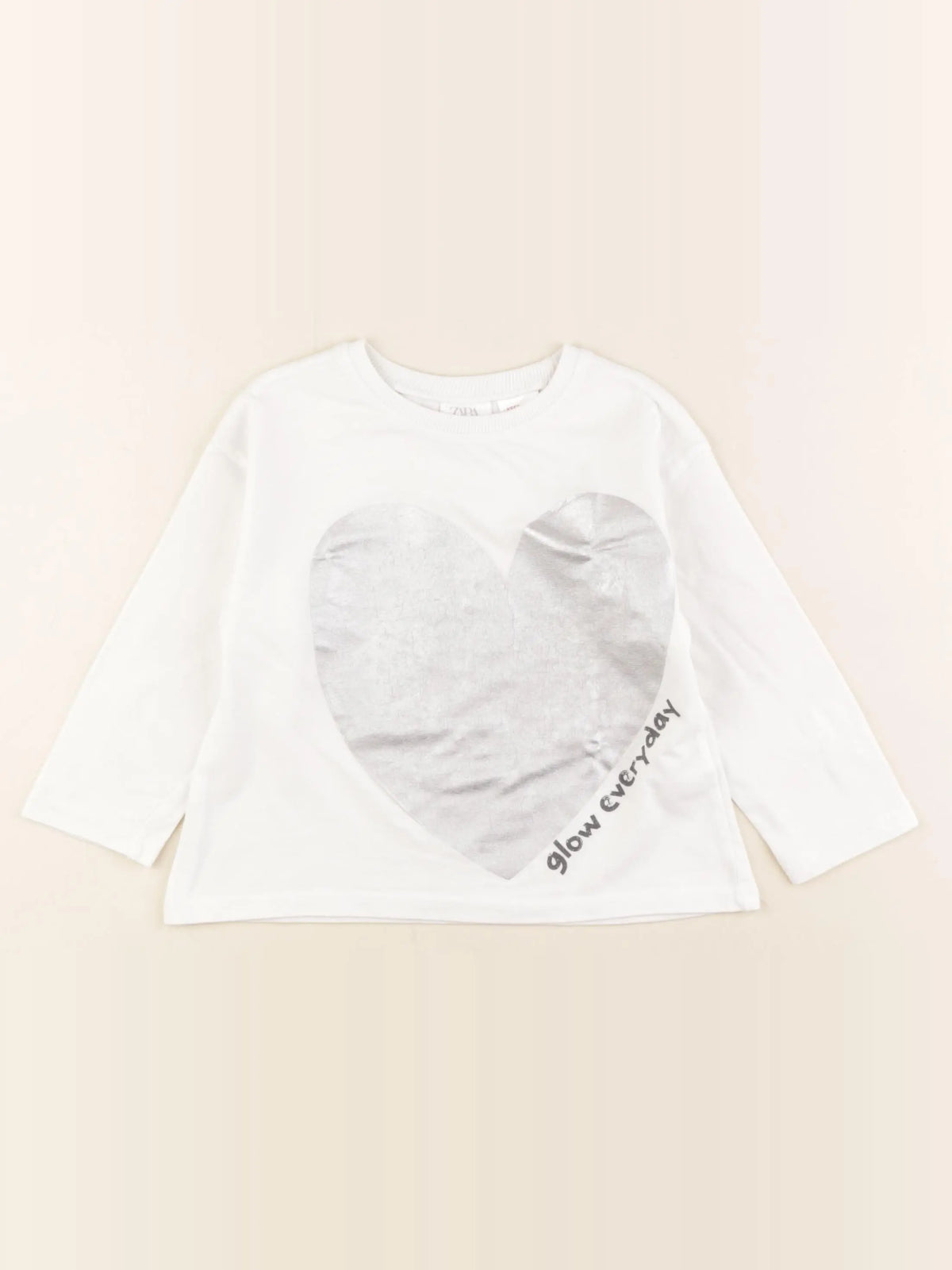 Zara - tee-shirt blanc - 18/24 mois