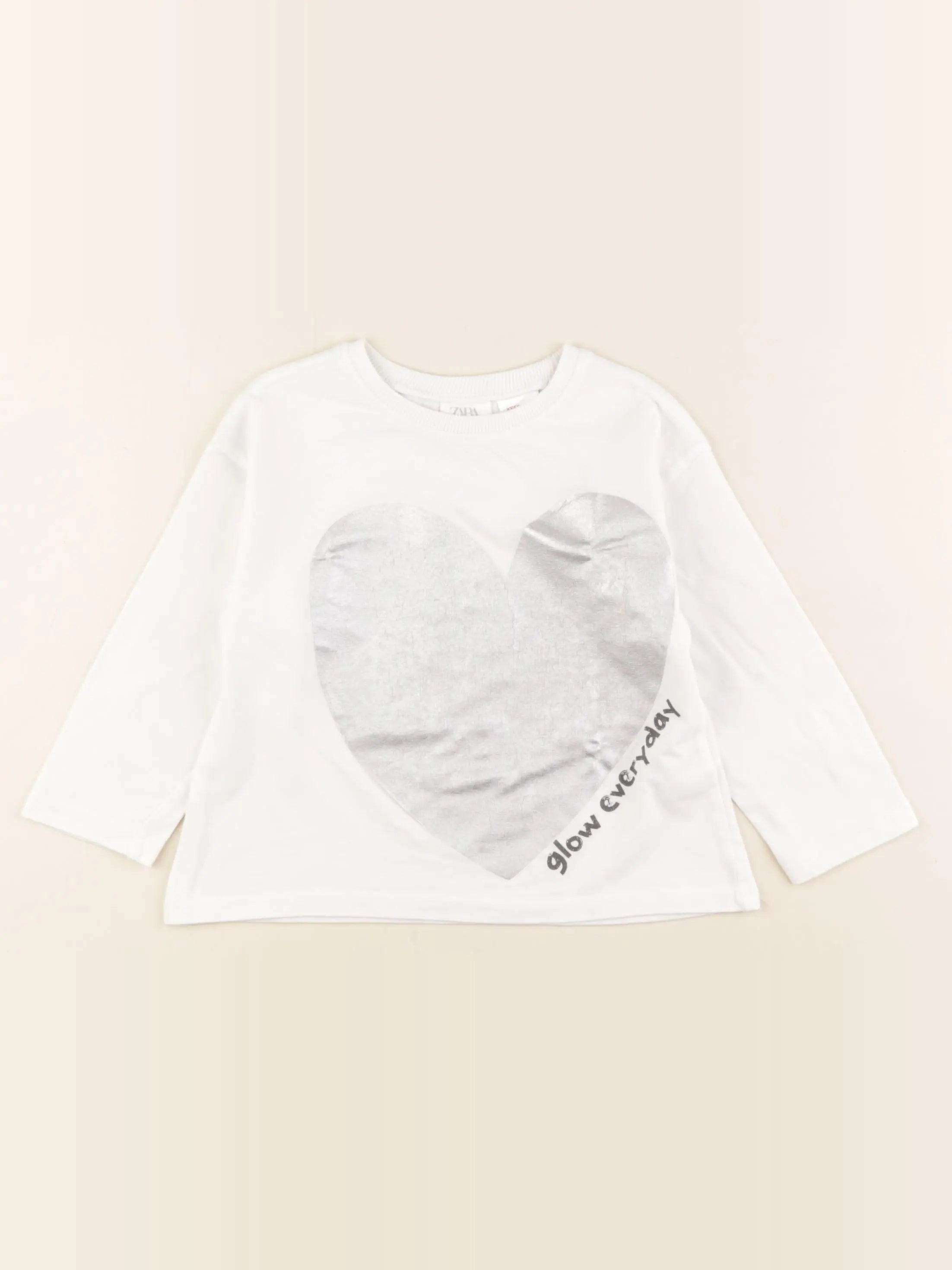 Zara - tee-shirt blanc - 18/24 mois