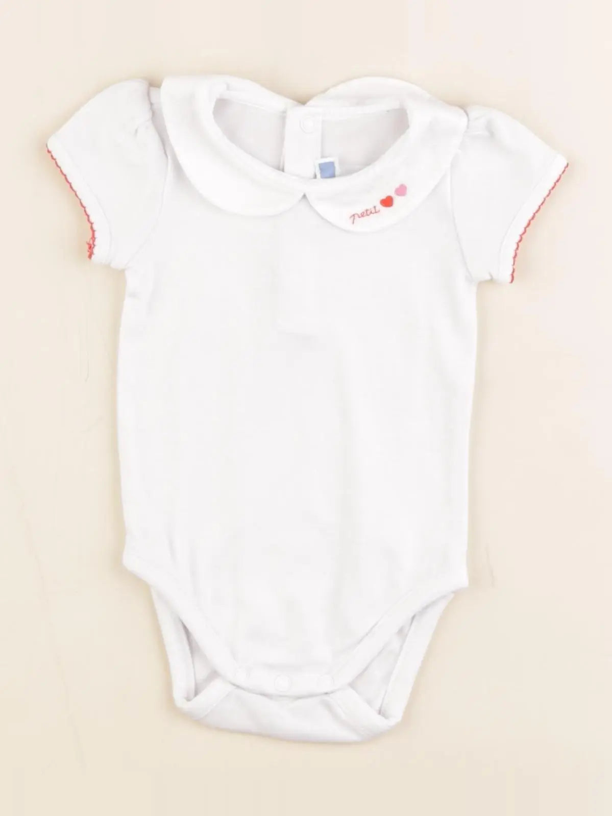 Jacadi - body à col blanc - 3 mois