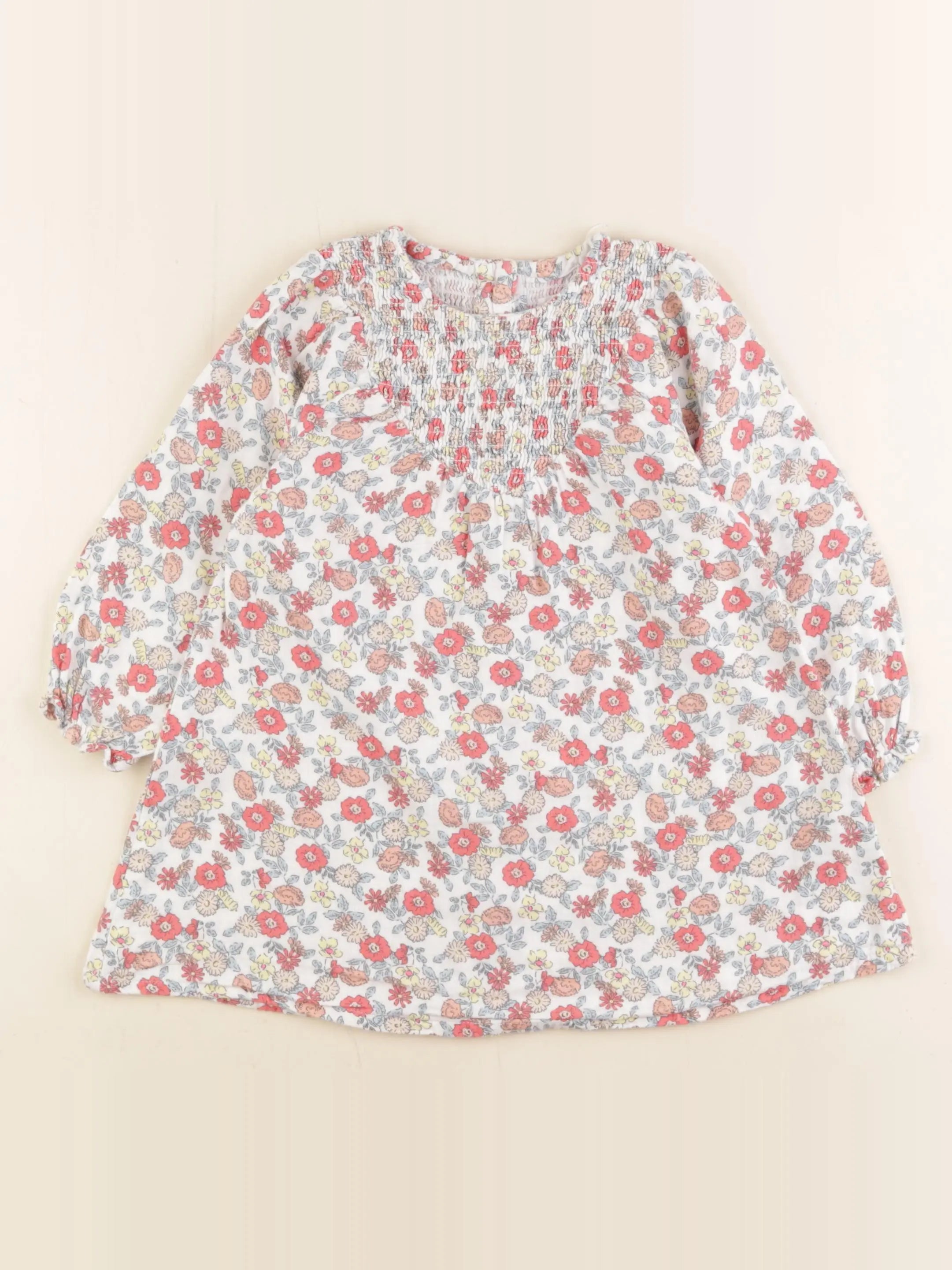 Vertbaudet - robe multicolore - 36 mois