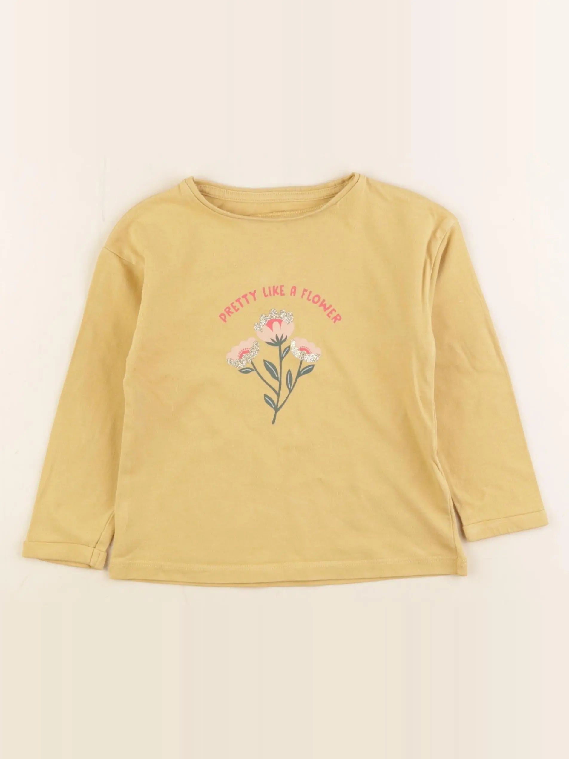 Vertbaudet - tee-shirt bleu, jaune - 3 ans