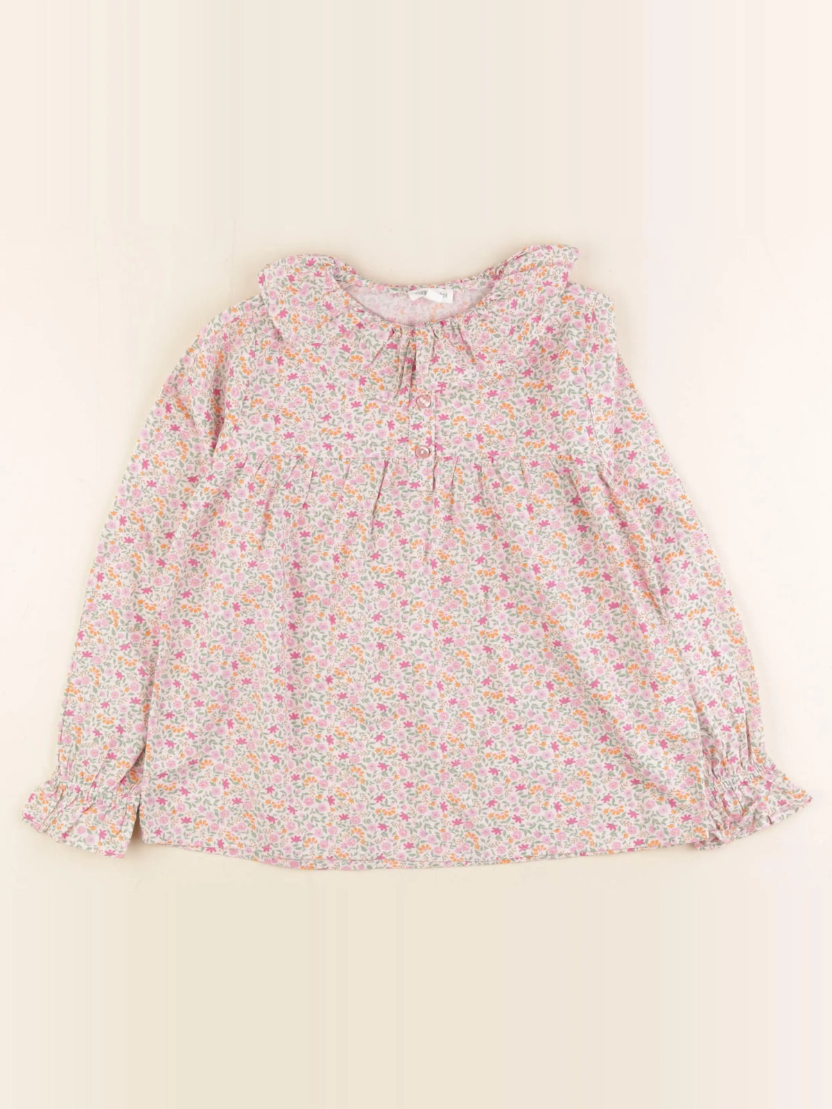 Vertbaudet - blouse multicolore - 8 ans