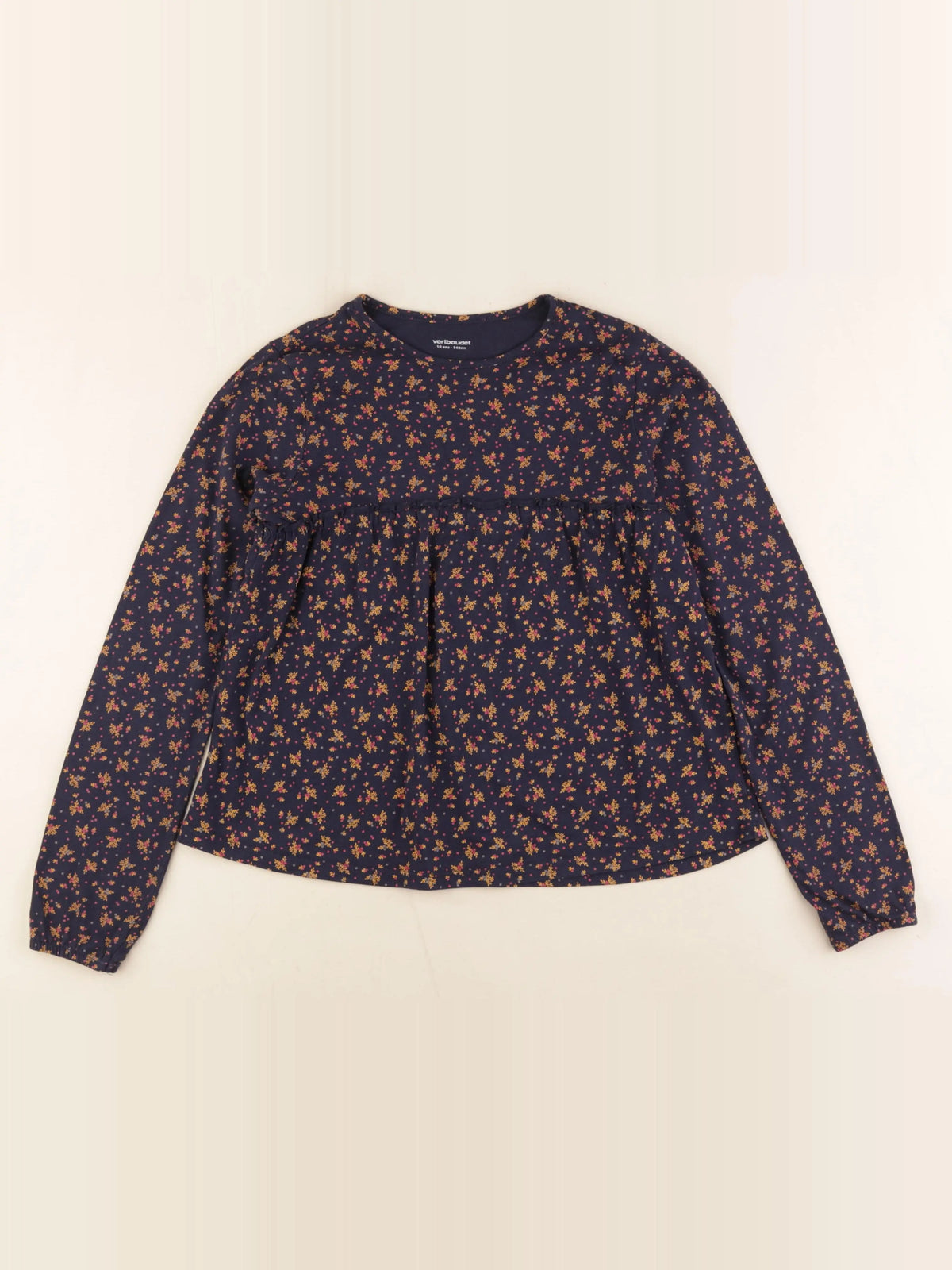 Vertbaudet - tee-shirt bleu - 10 ans