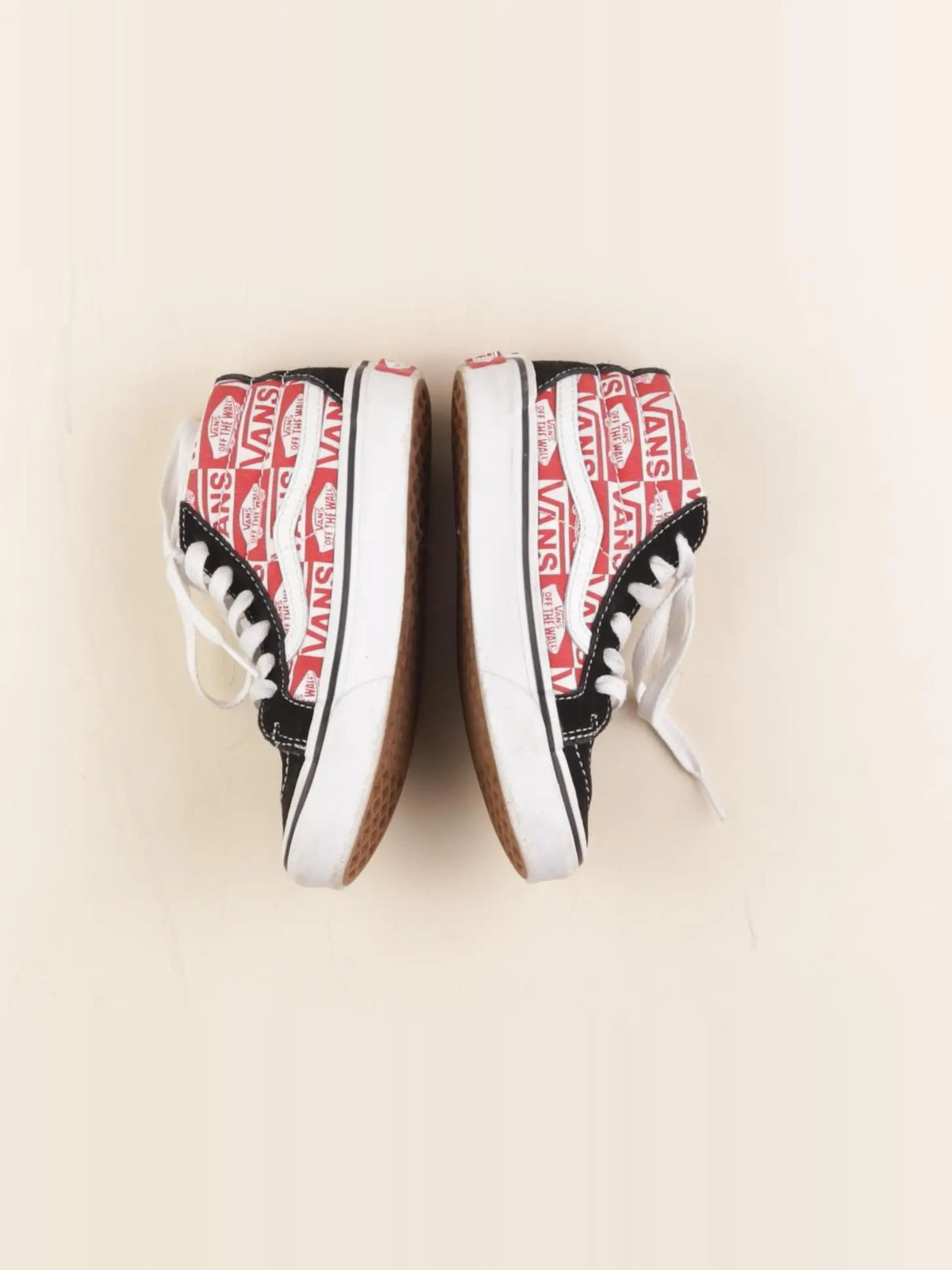 Vans - baskets noir, rouge - pointure 30