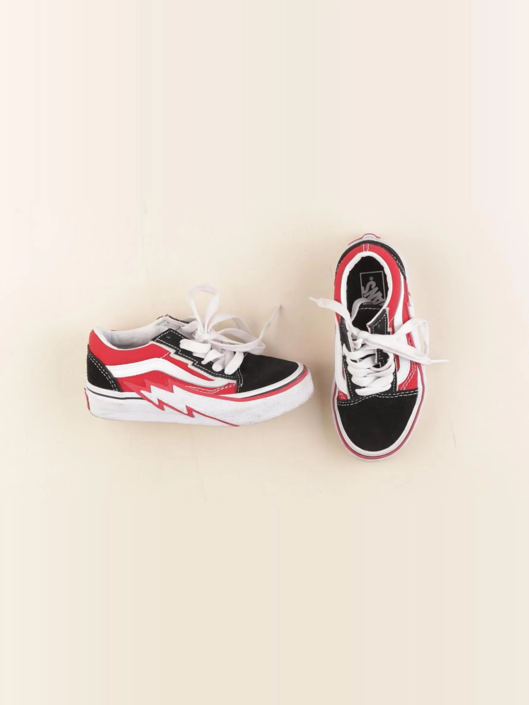 Vans - baskets noir, rouge - pointure 27.5
