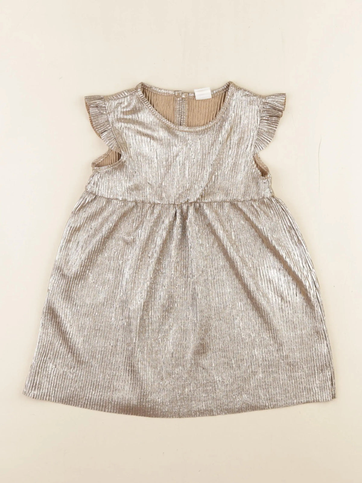 H&M - robe or - 12/18 mois