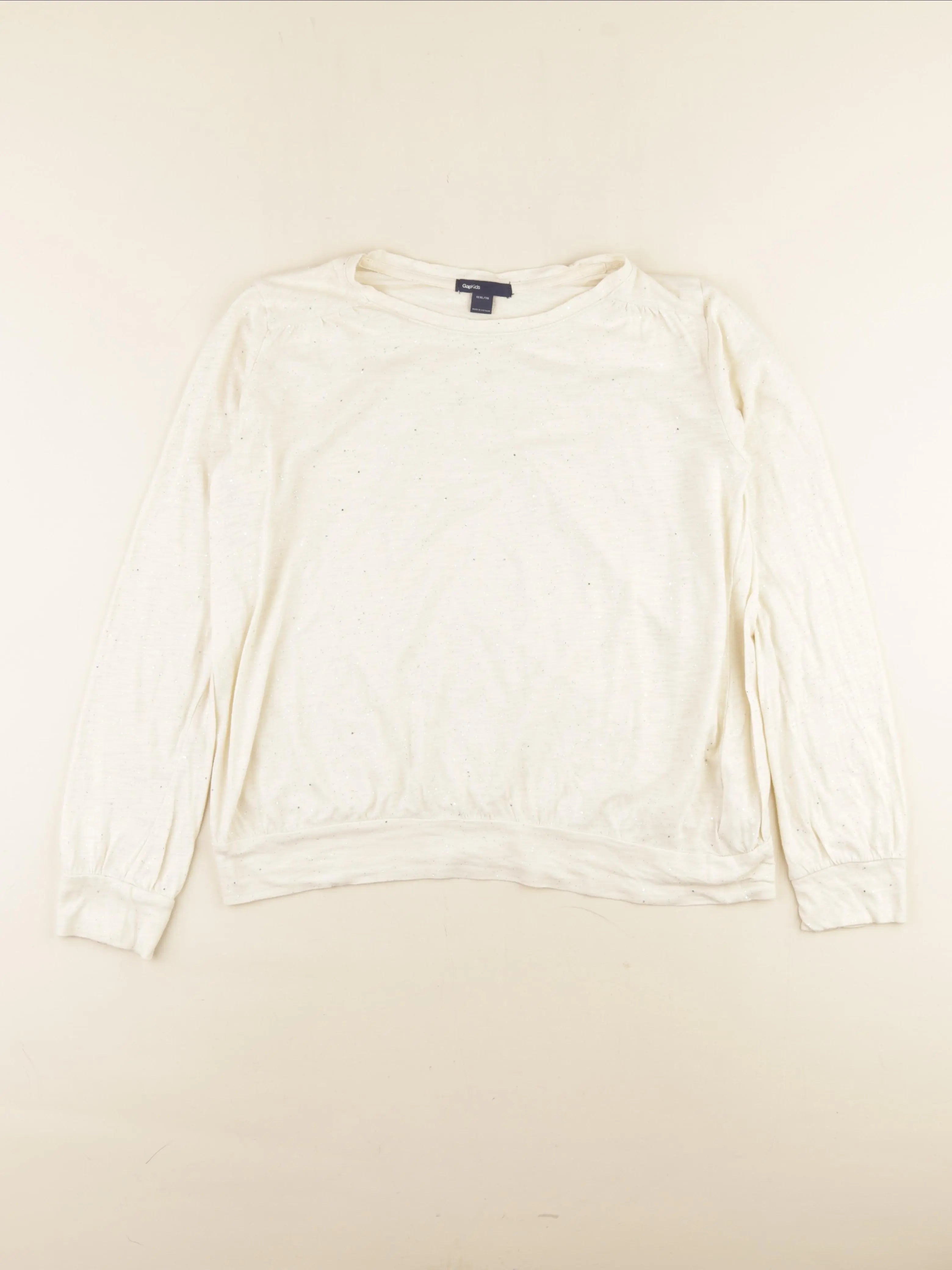 GAP - tee-shirt beige, argent - 13 ans