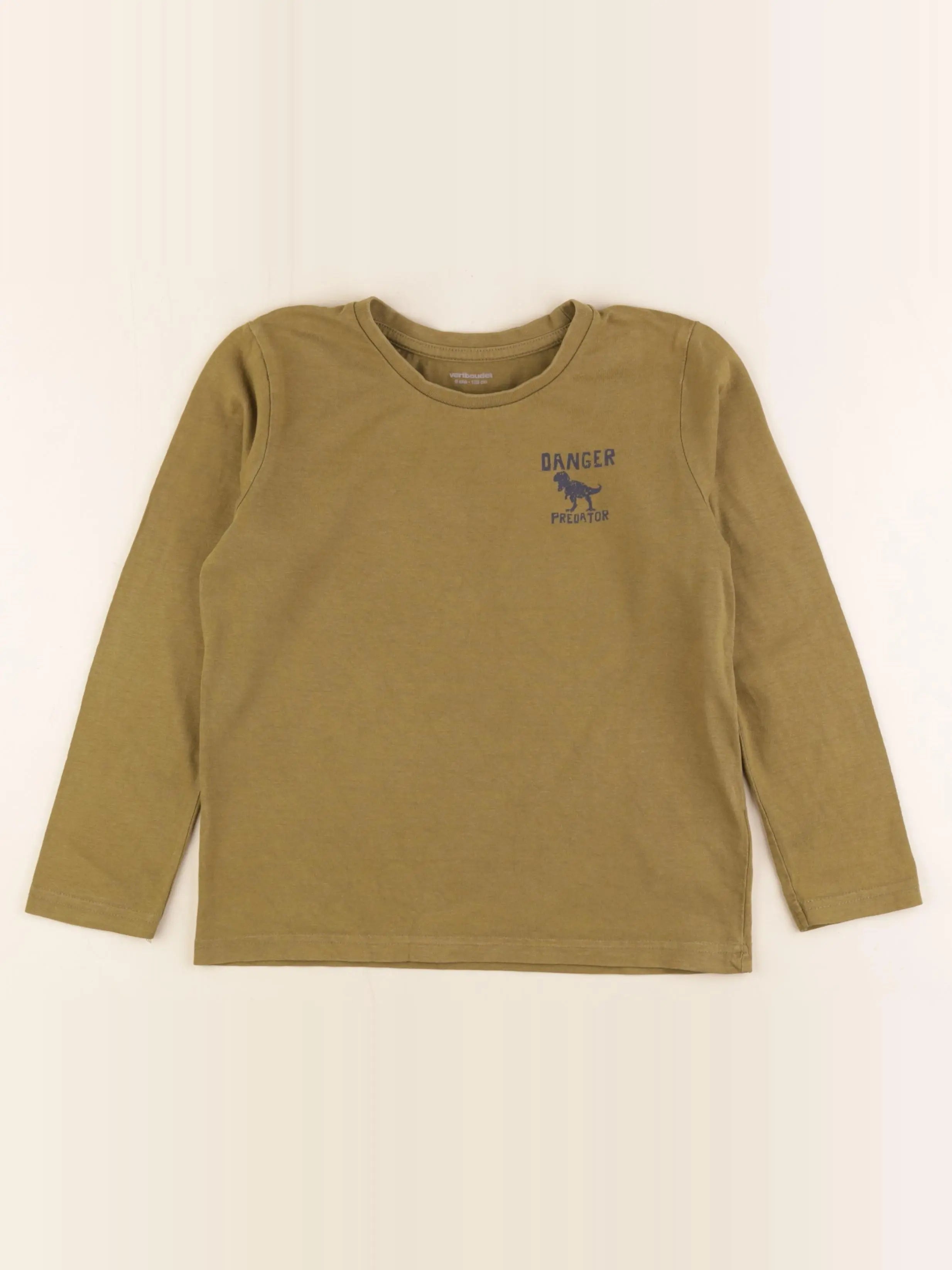 Vertbaudet - tee-shirt vert - 8 ans