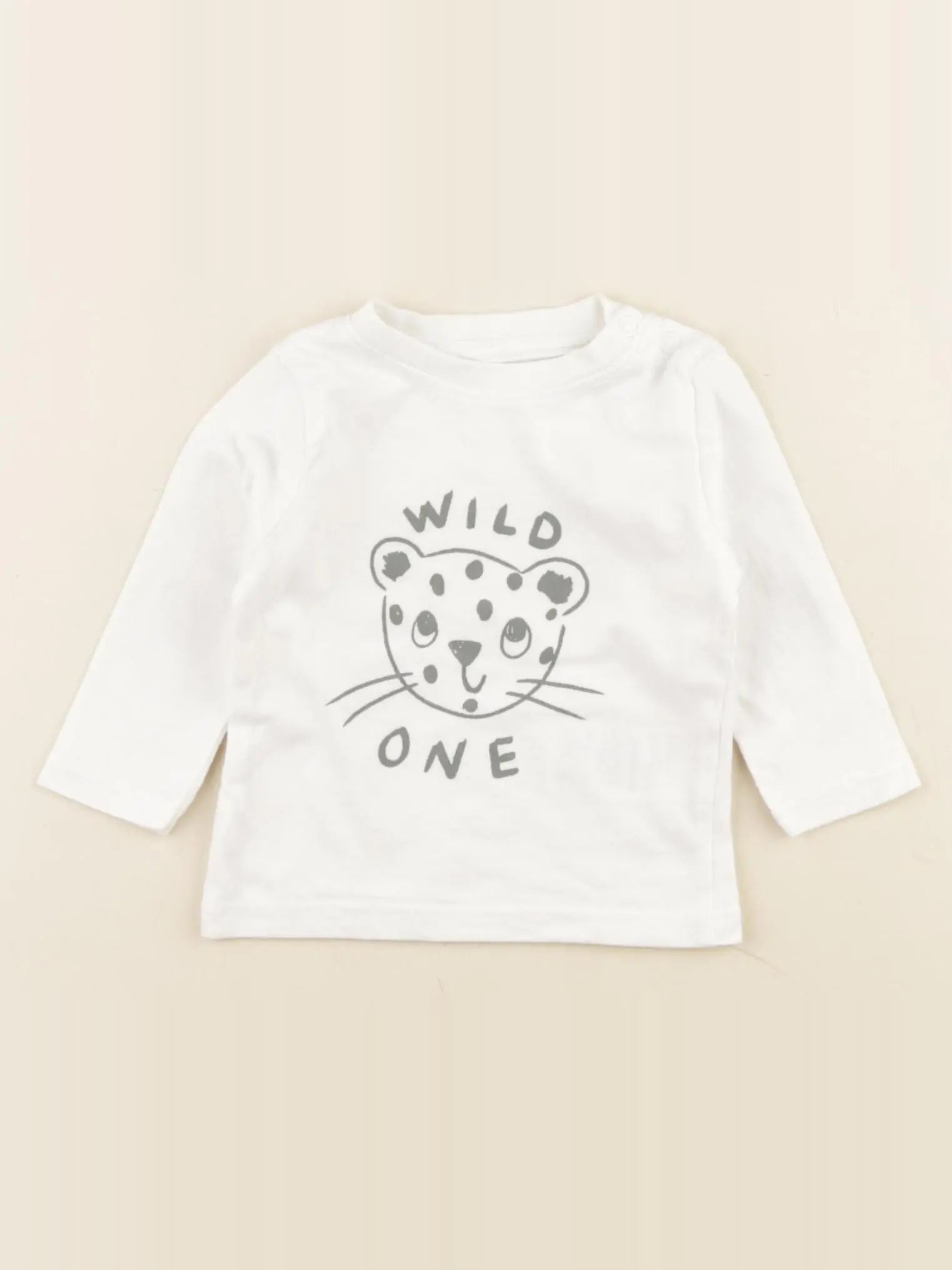 Vertbaudet - tee-shirt blanc - 3 mois