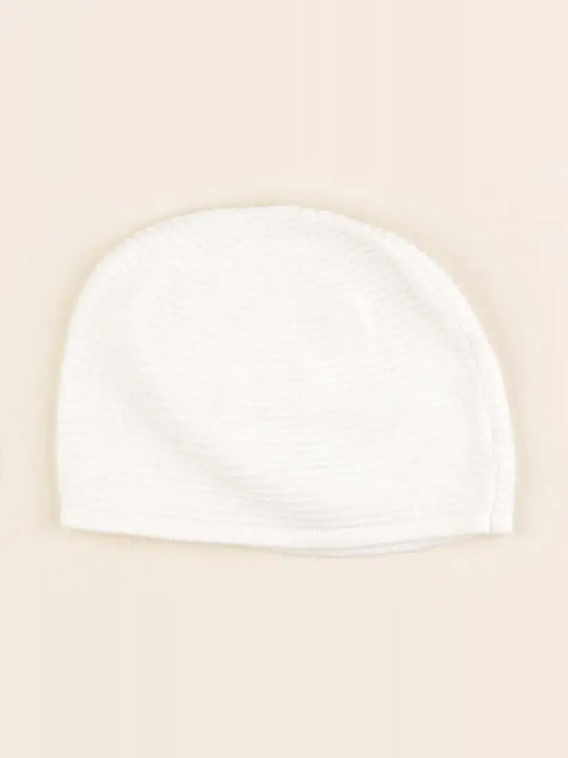 Boutchou - bonnet de naissance blanc - 1/3 mois