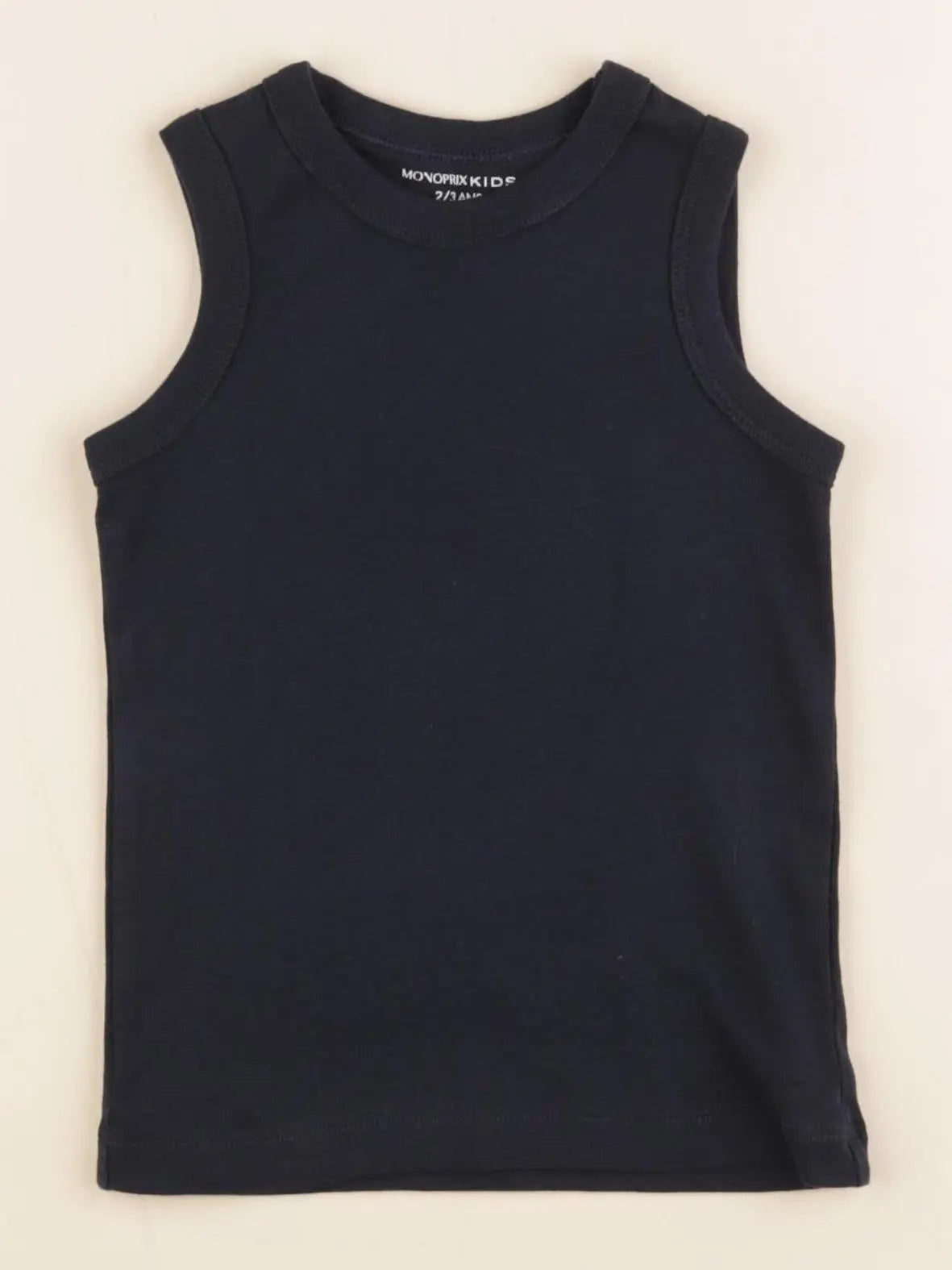 Monoprix - débardeur bleu - 2/3 ans