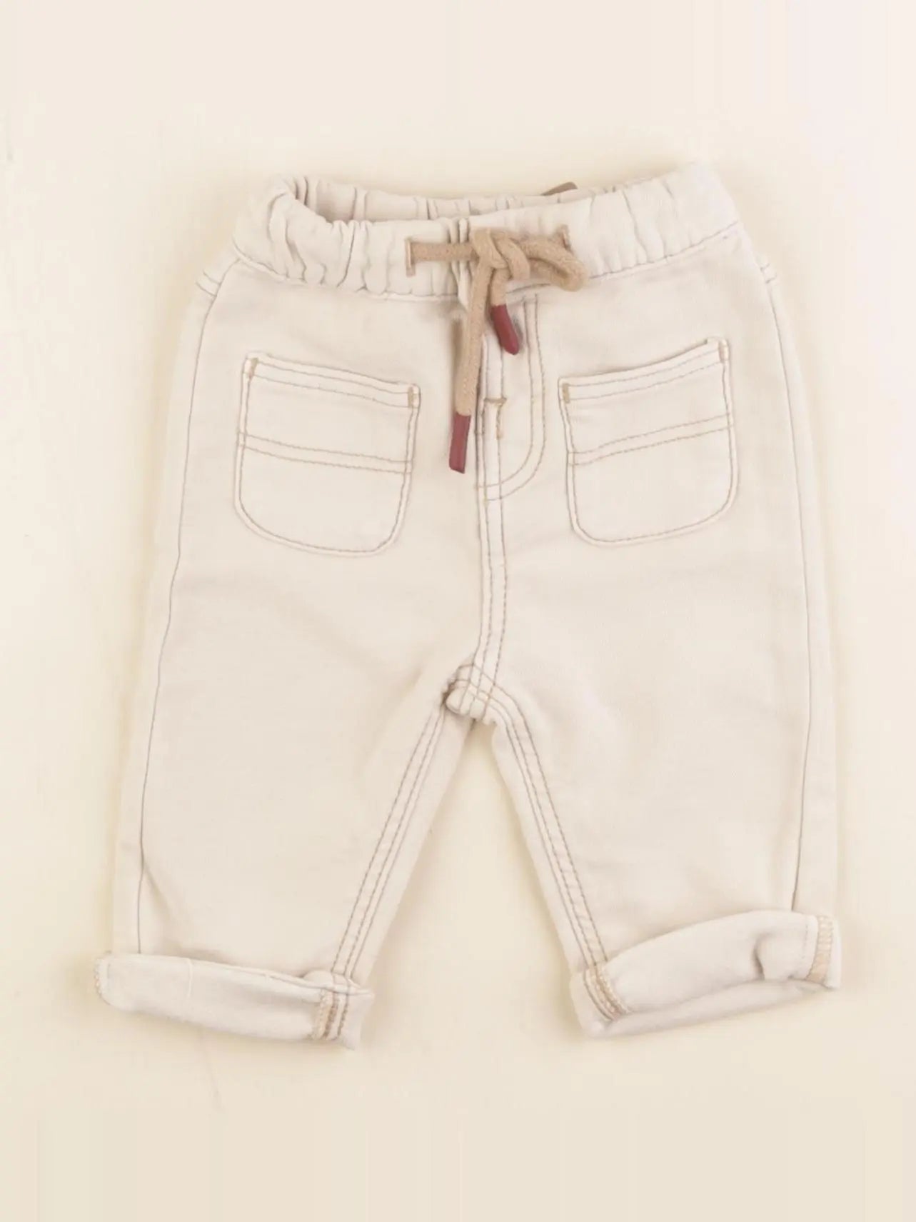 Tape à l'oeil - pantalon beige - 3 mois