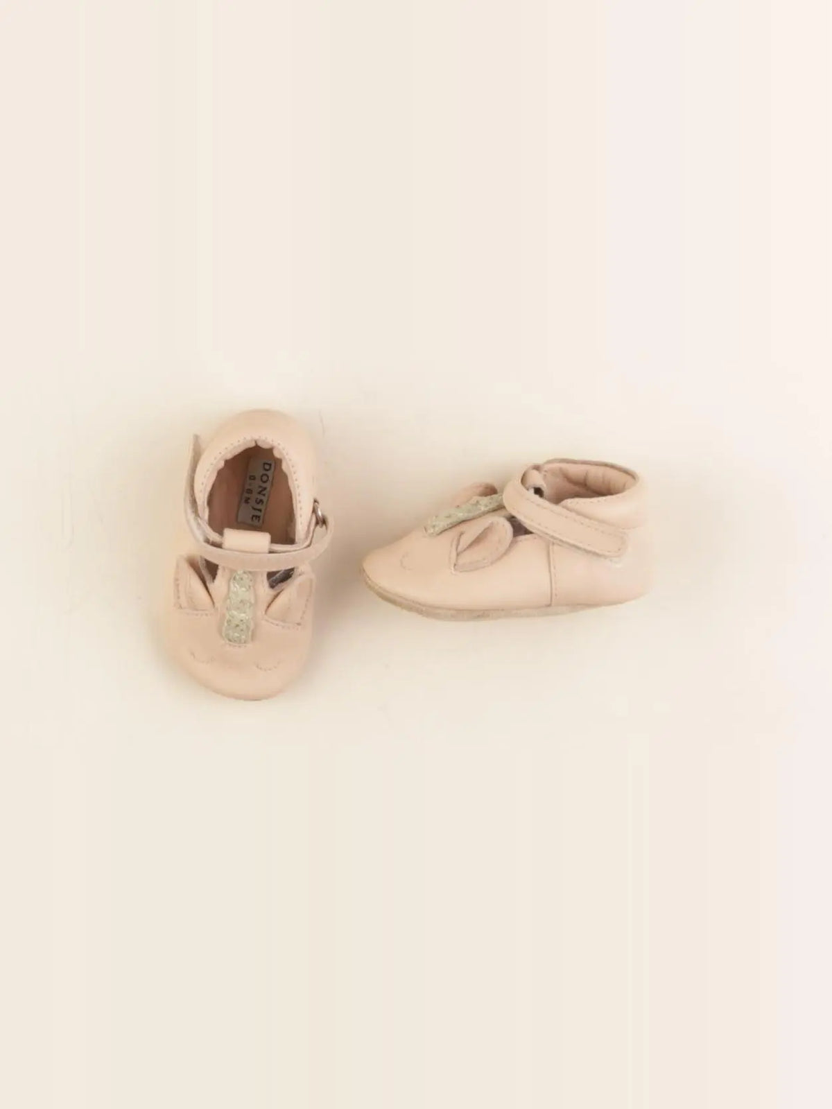 Donsje - chaussons or, rose - pointure 16/17
