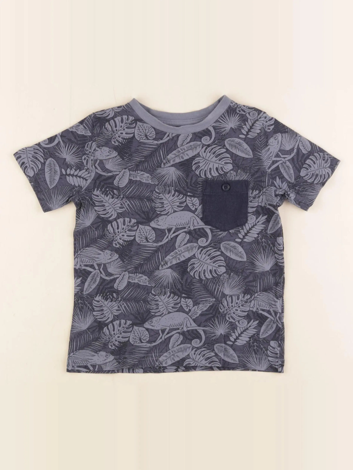 Vertbaudet - tee-shirt bleu - 3 ans