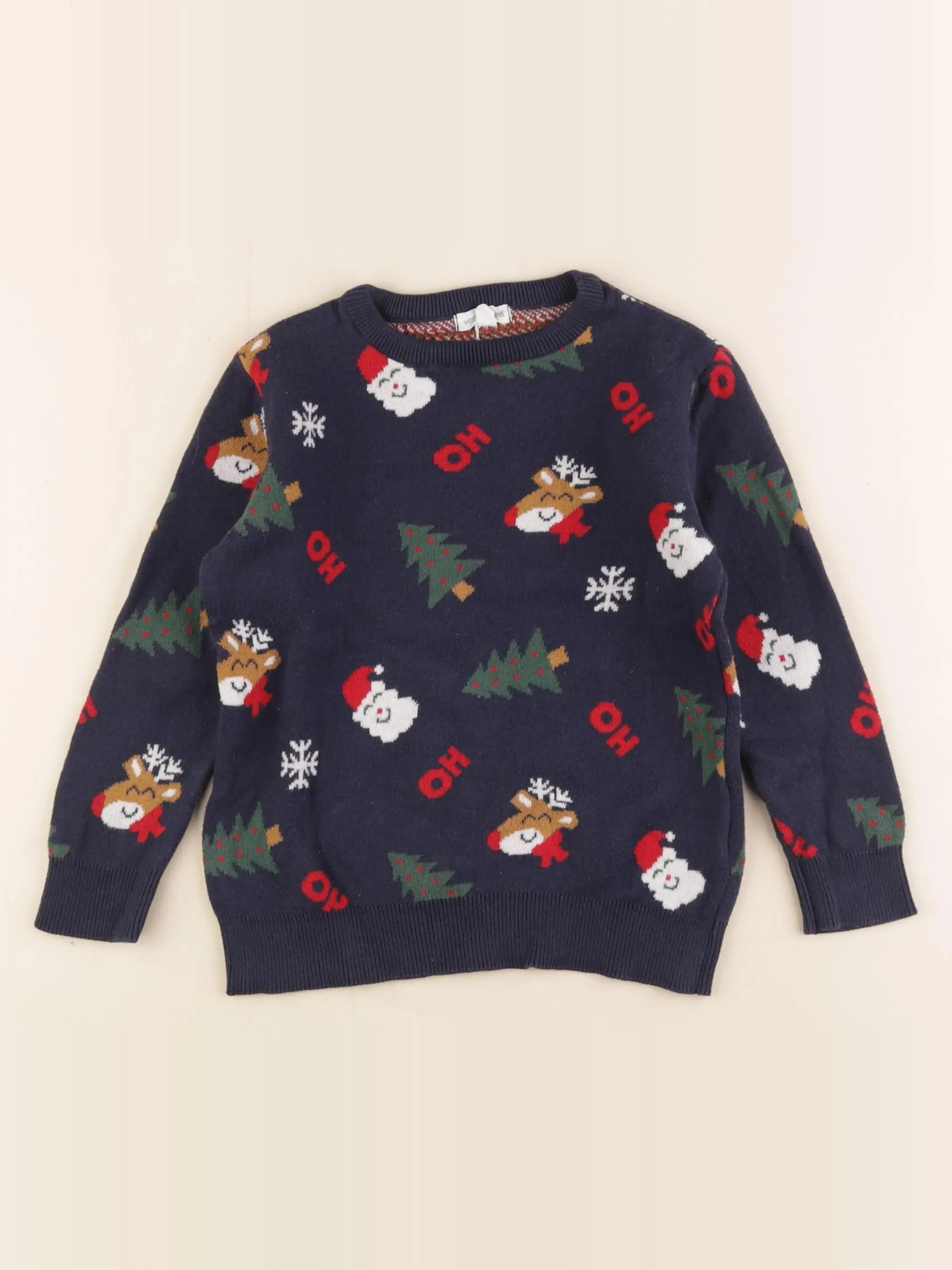 Vertbaudet - pull bleu - 4 ans