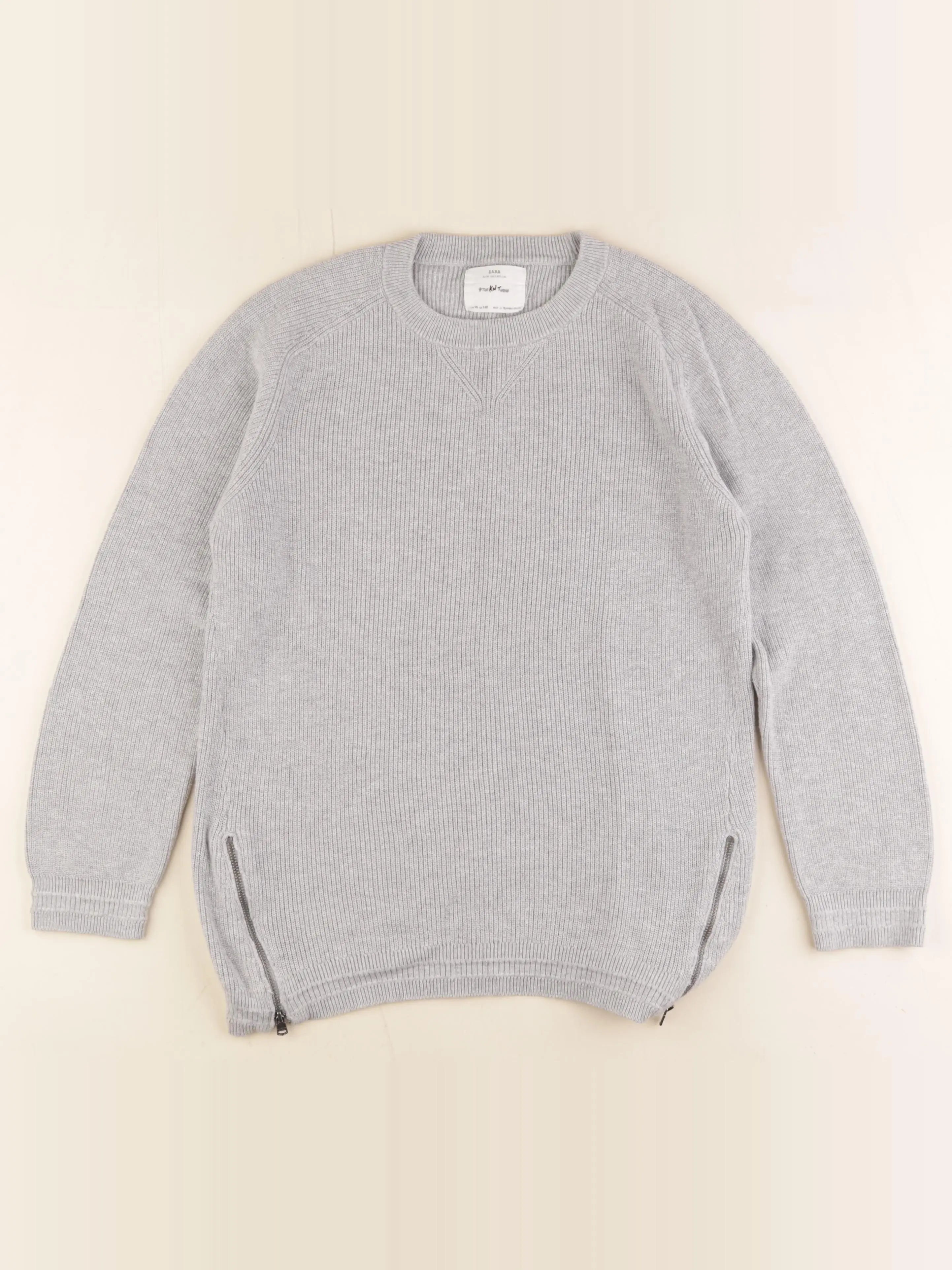 Zara - pull gris - 10 ans