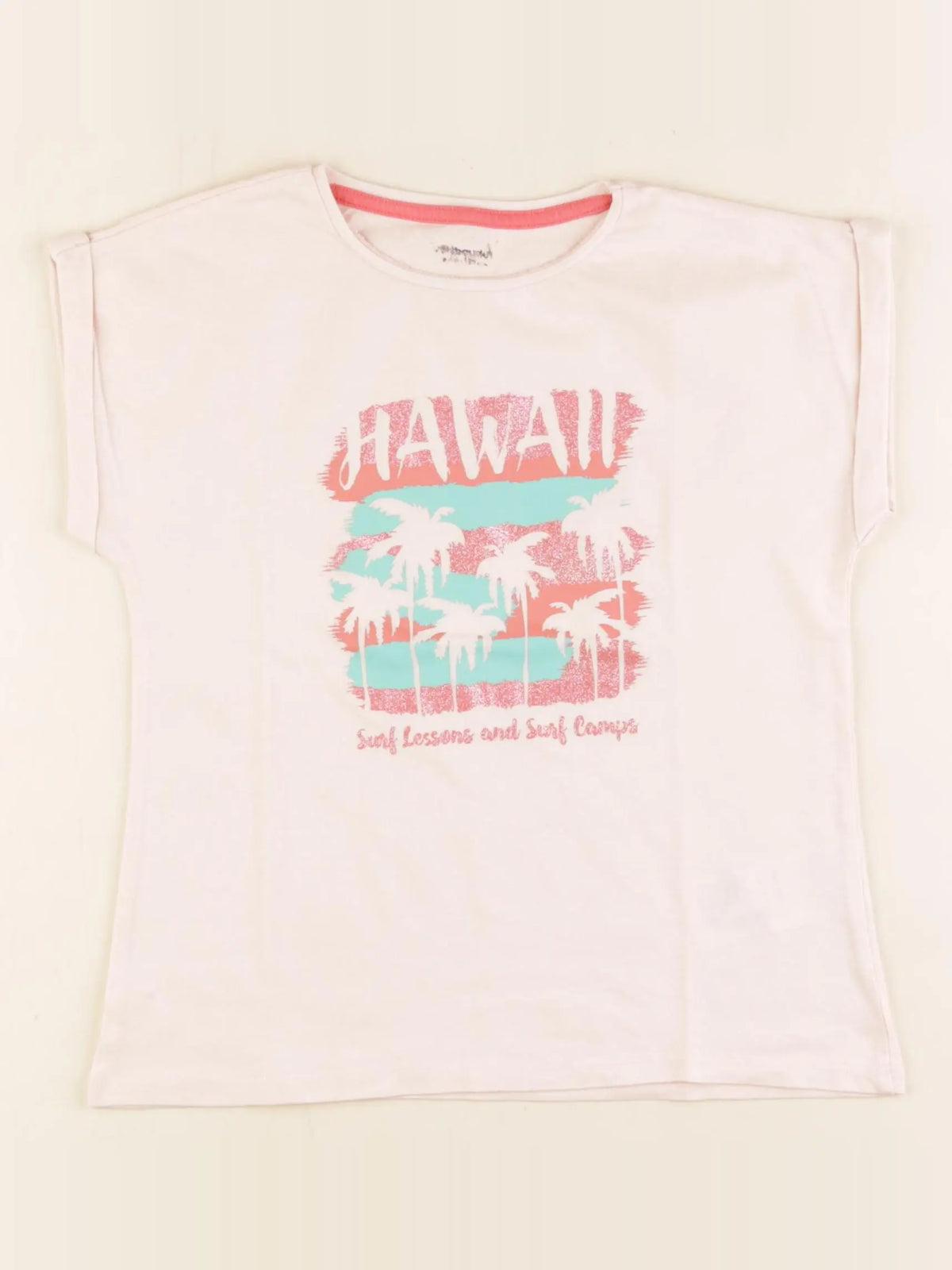 Vertbaudet - tee-shirt rose - 8 ans