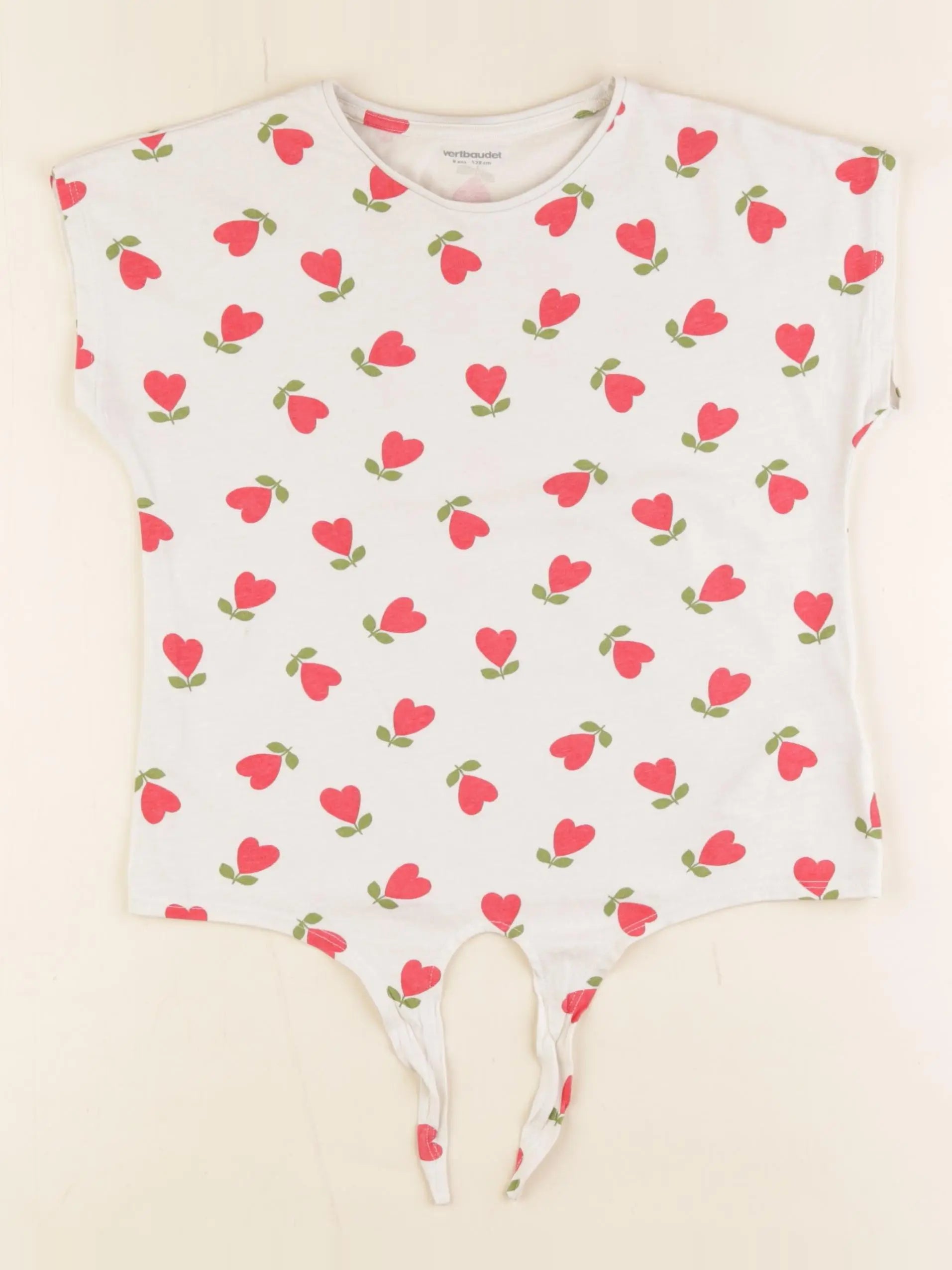 Vertbaudet - tee-shirt multicolore - 8 ans