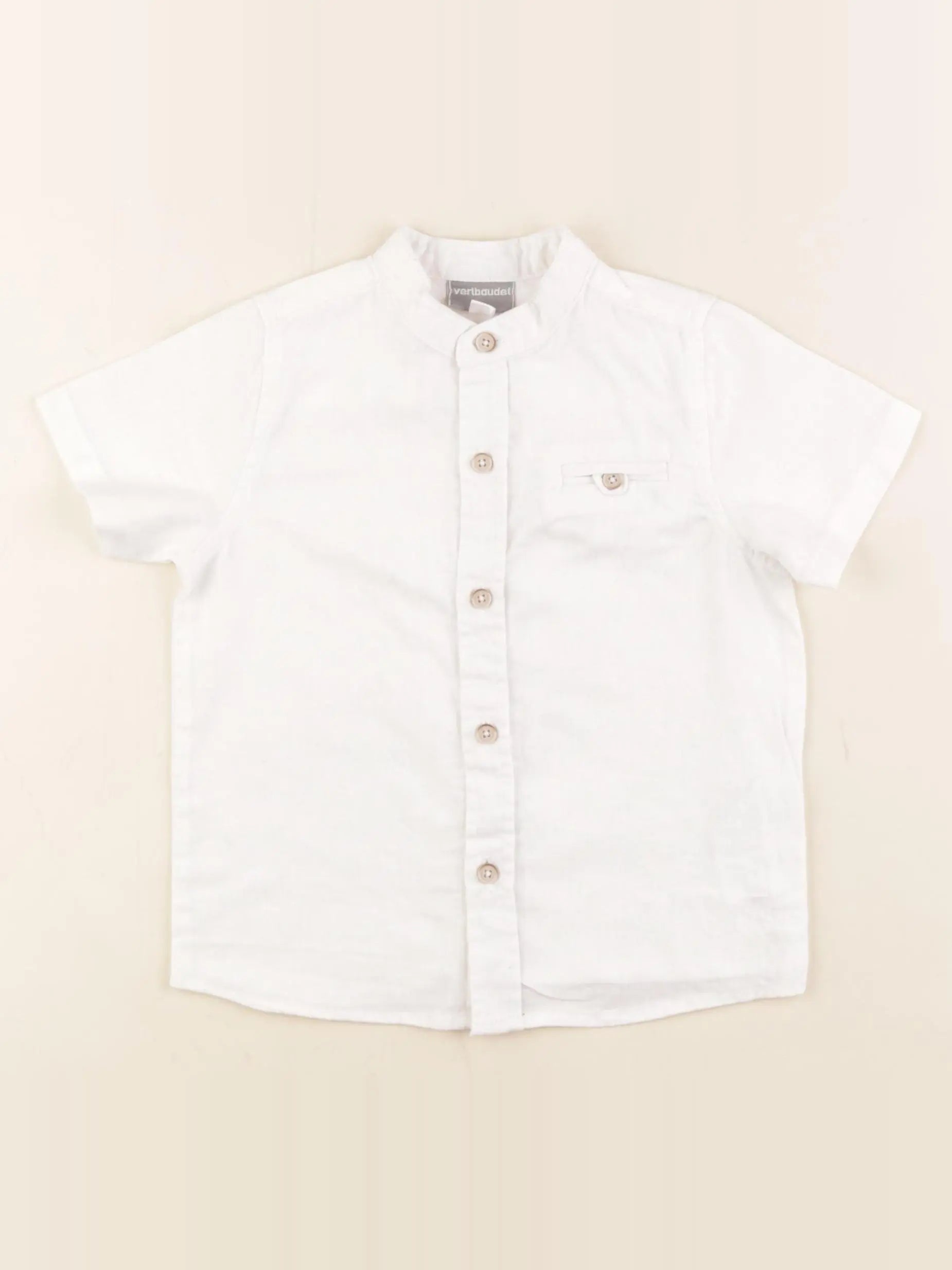 Vertbaudet - chemise blanc - 3 ans