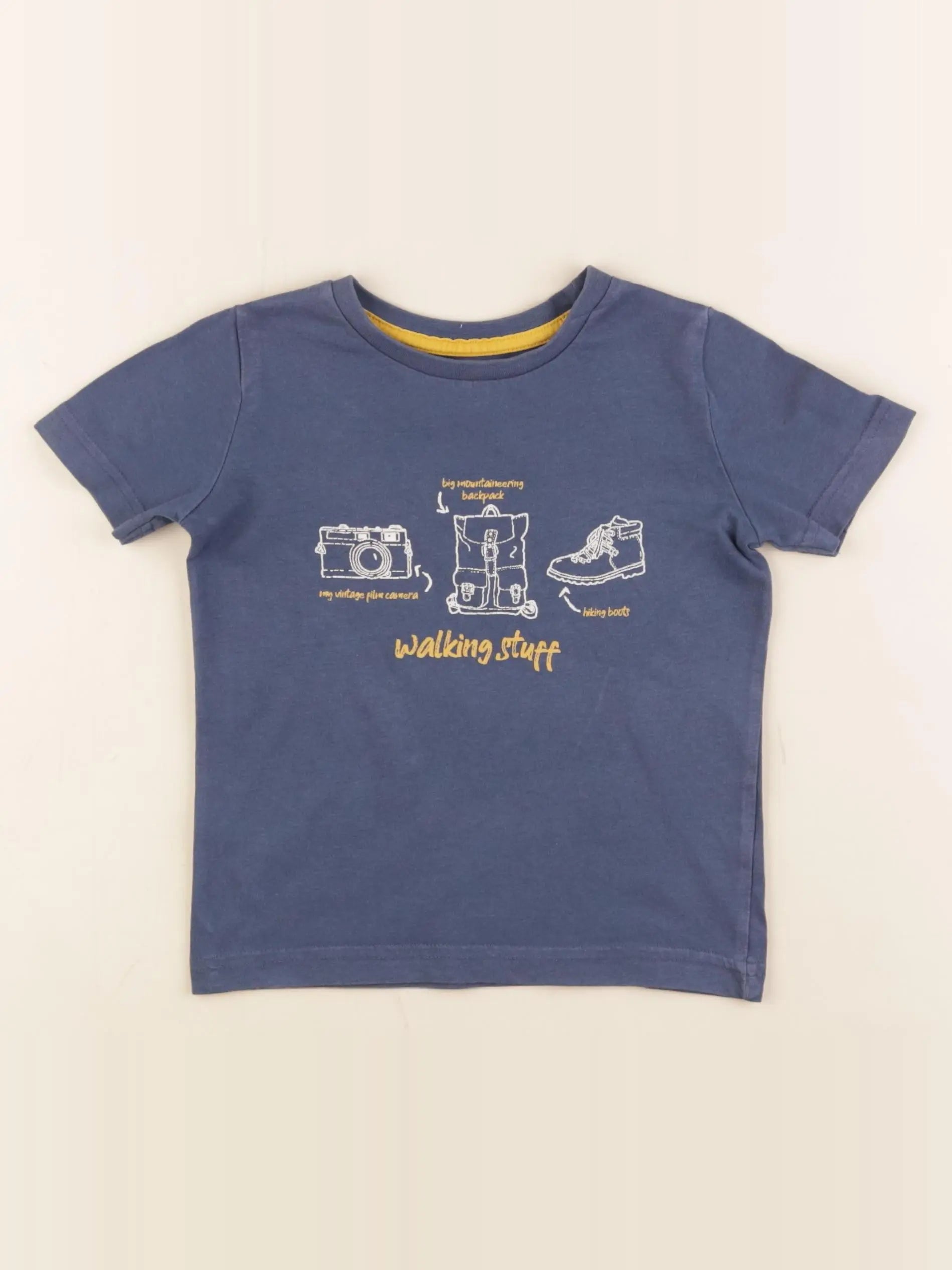 Vertbaudet - tee-shirt bleu - 3 ans
