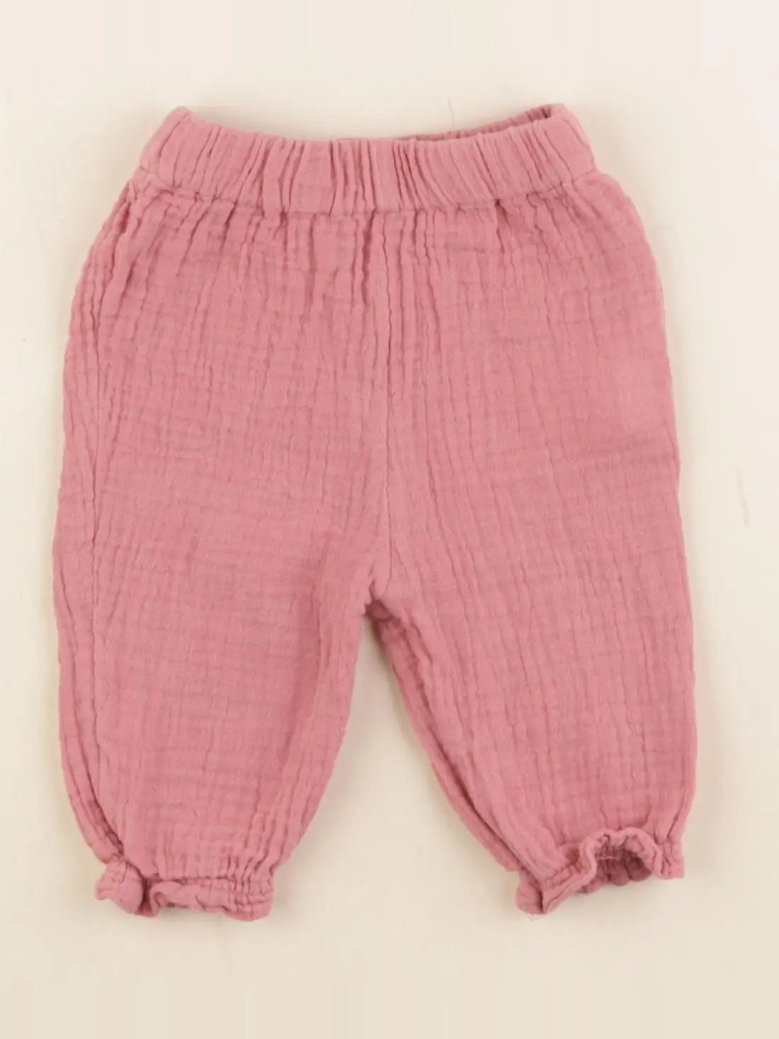 Vertbaudet - pantalon rose - 3 mois