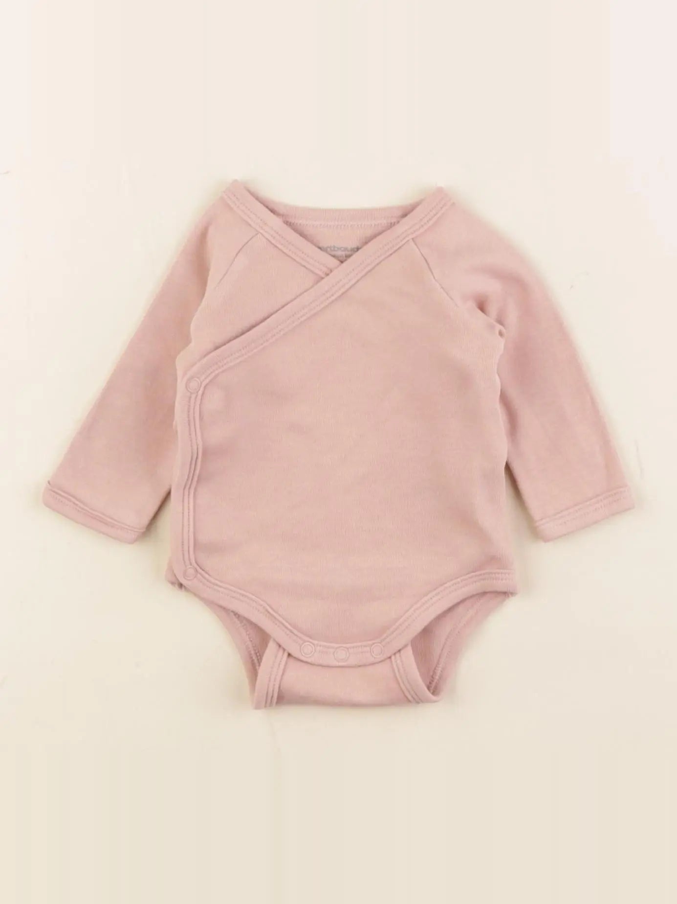 Vertbaudet - body rose - 1 mois