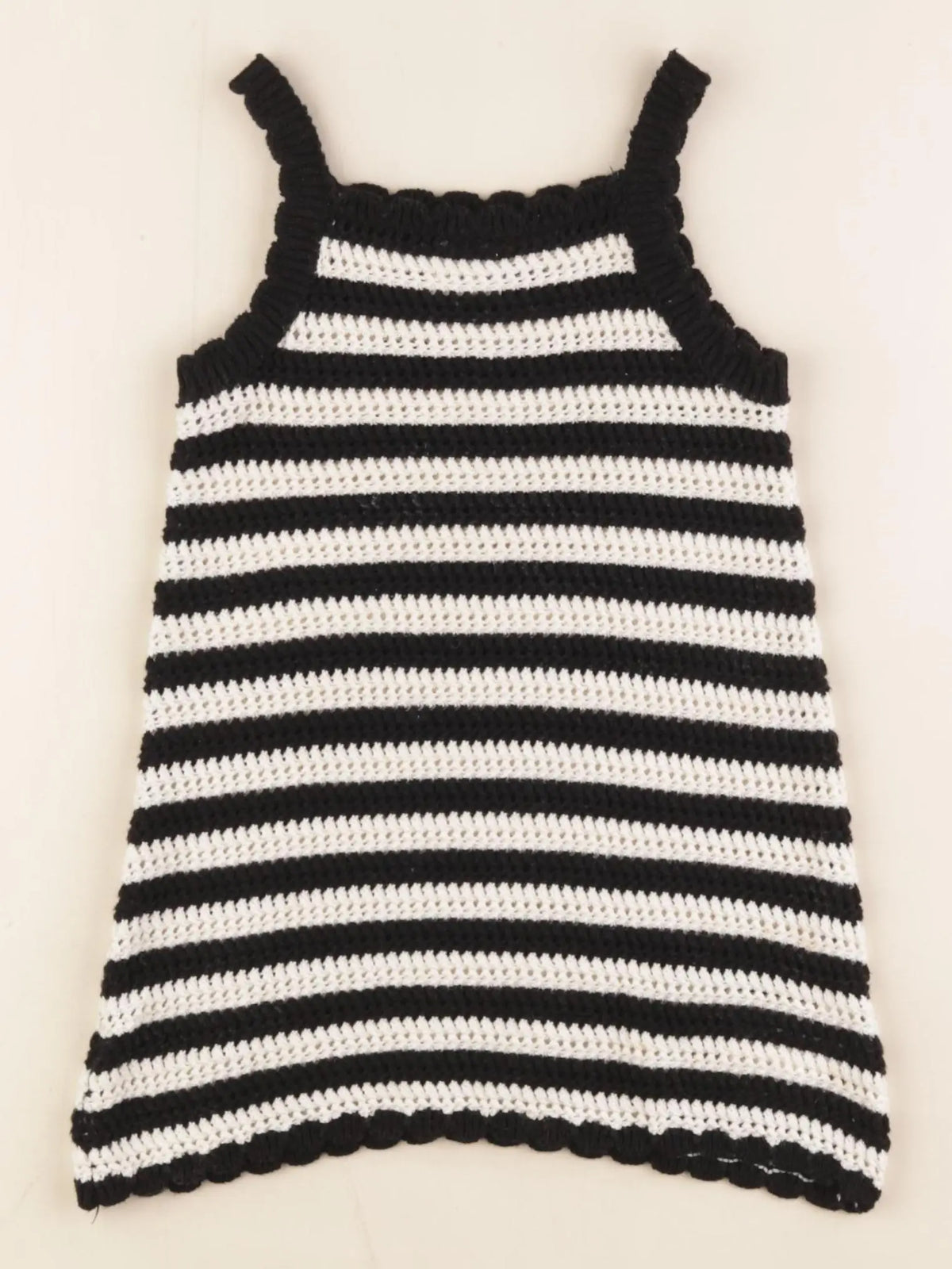 Zara - robe blanc, noir - 2 ans