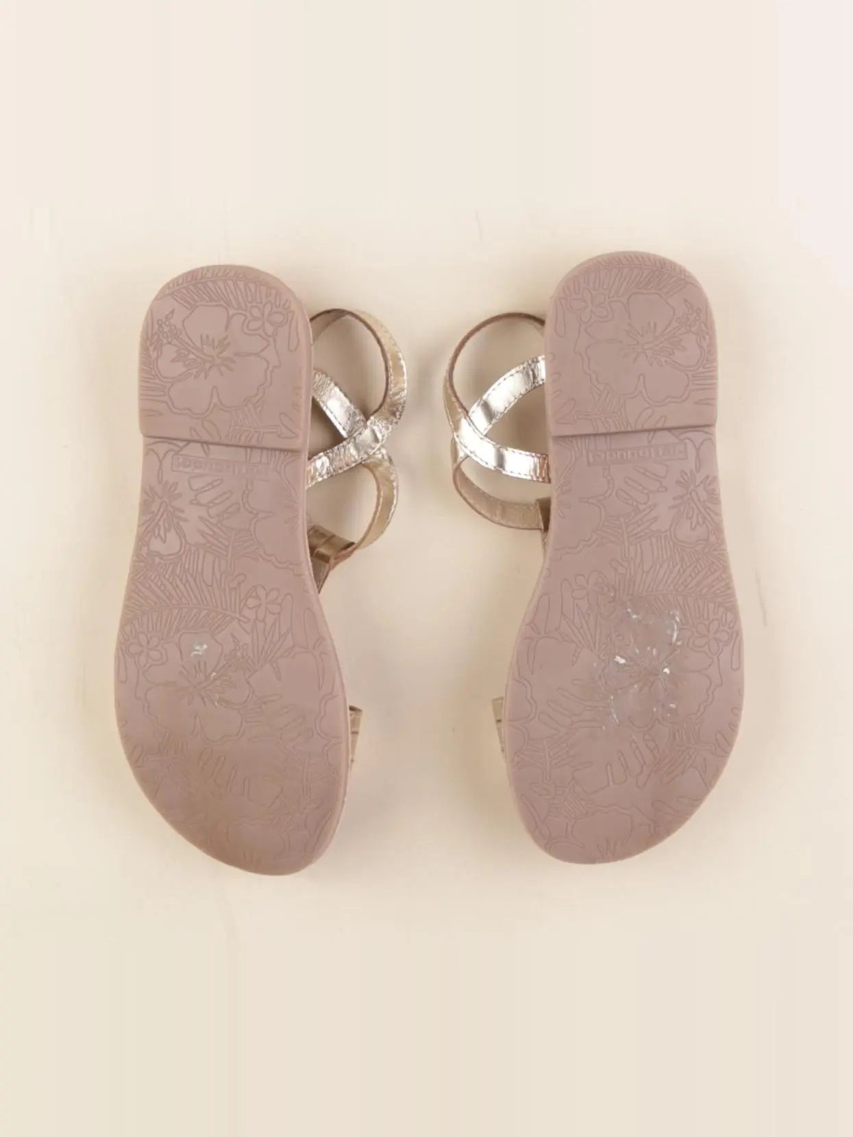 Vertbaudet - sandales or - pointure 34